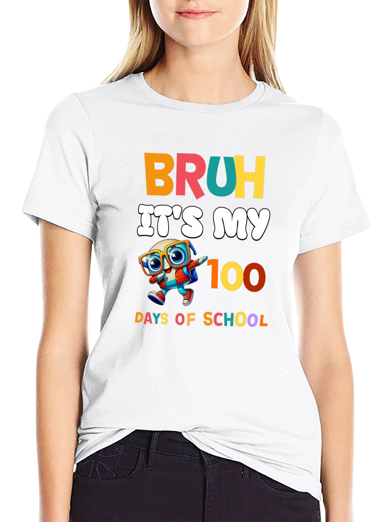 Bruh Its My 100 Days of School T-Shirt