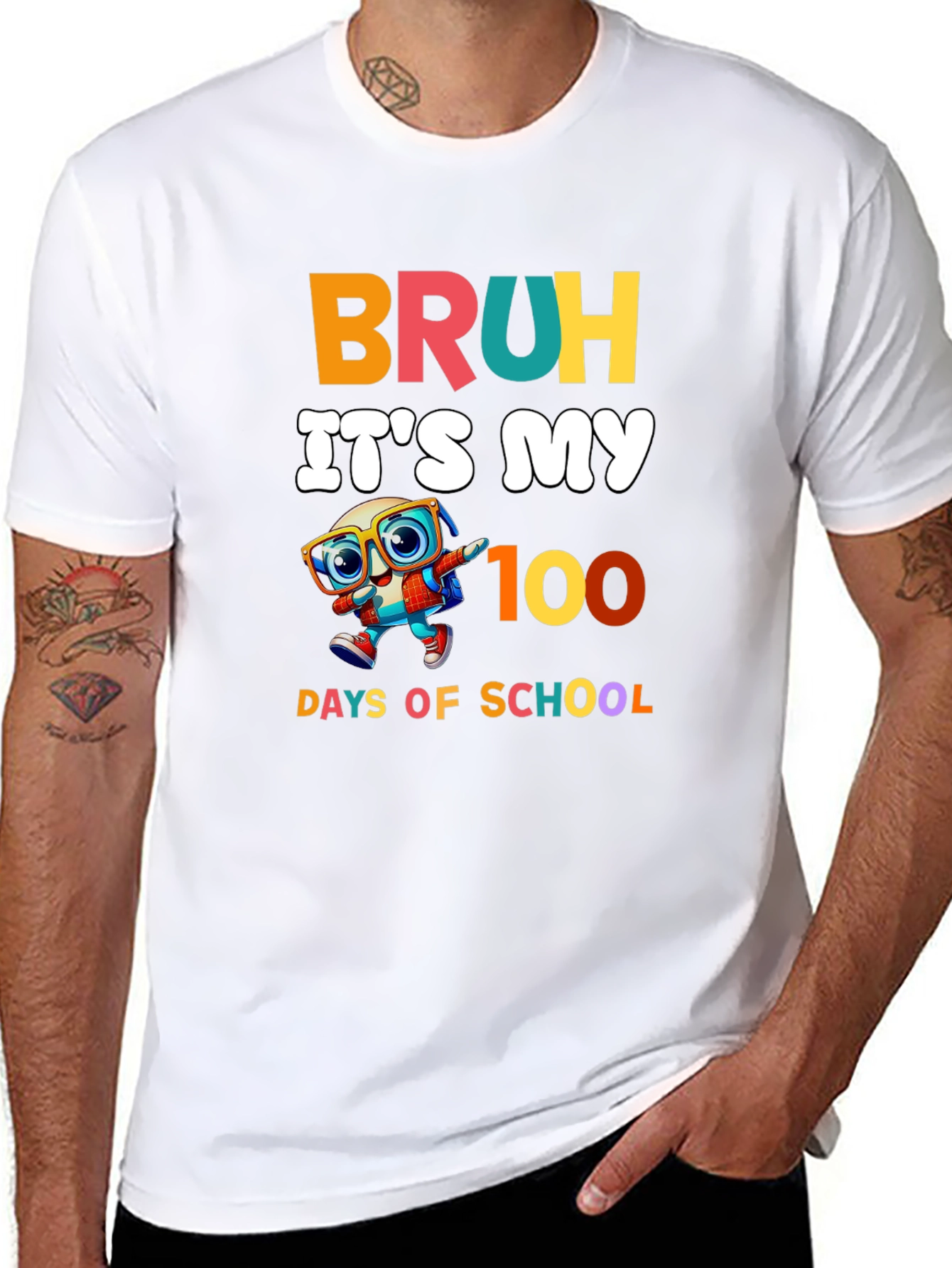 Bruh Its My 100 Days of School T-Shirt