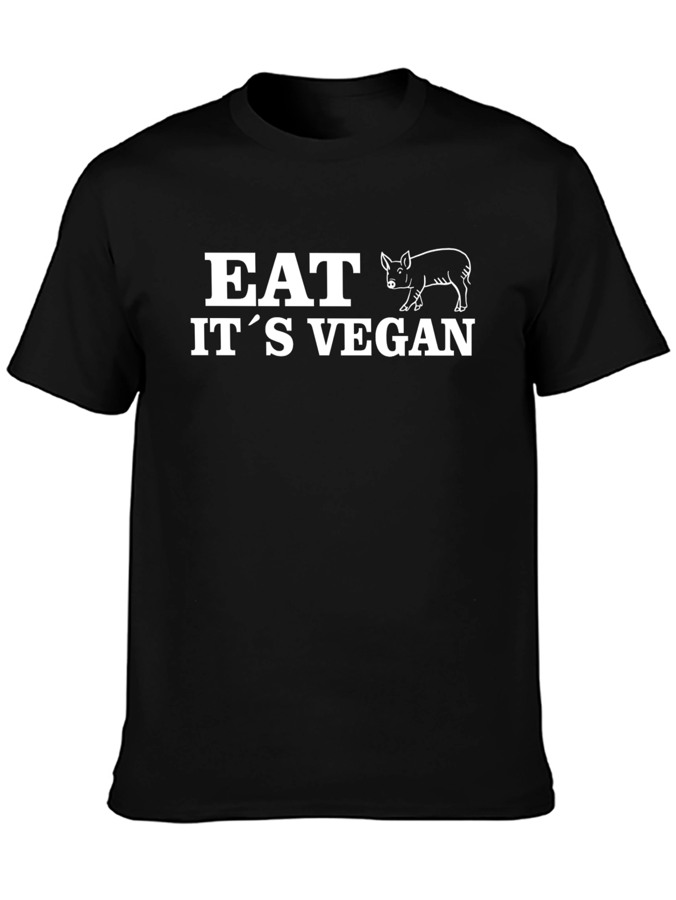 Eat Vegan Pig T-Shirt - Funny Vegan Gift