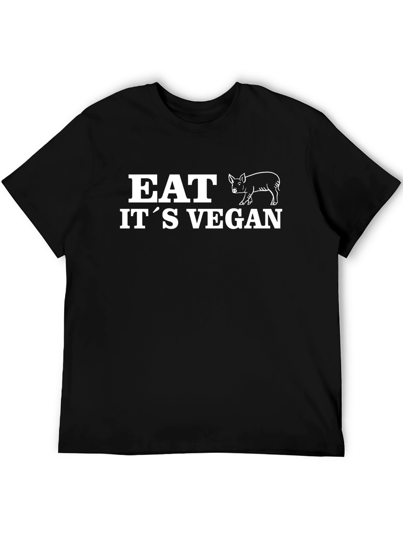 Eat Vegan Pig T-Shirt - Funny Vegan Gift