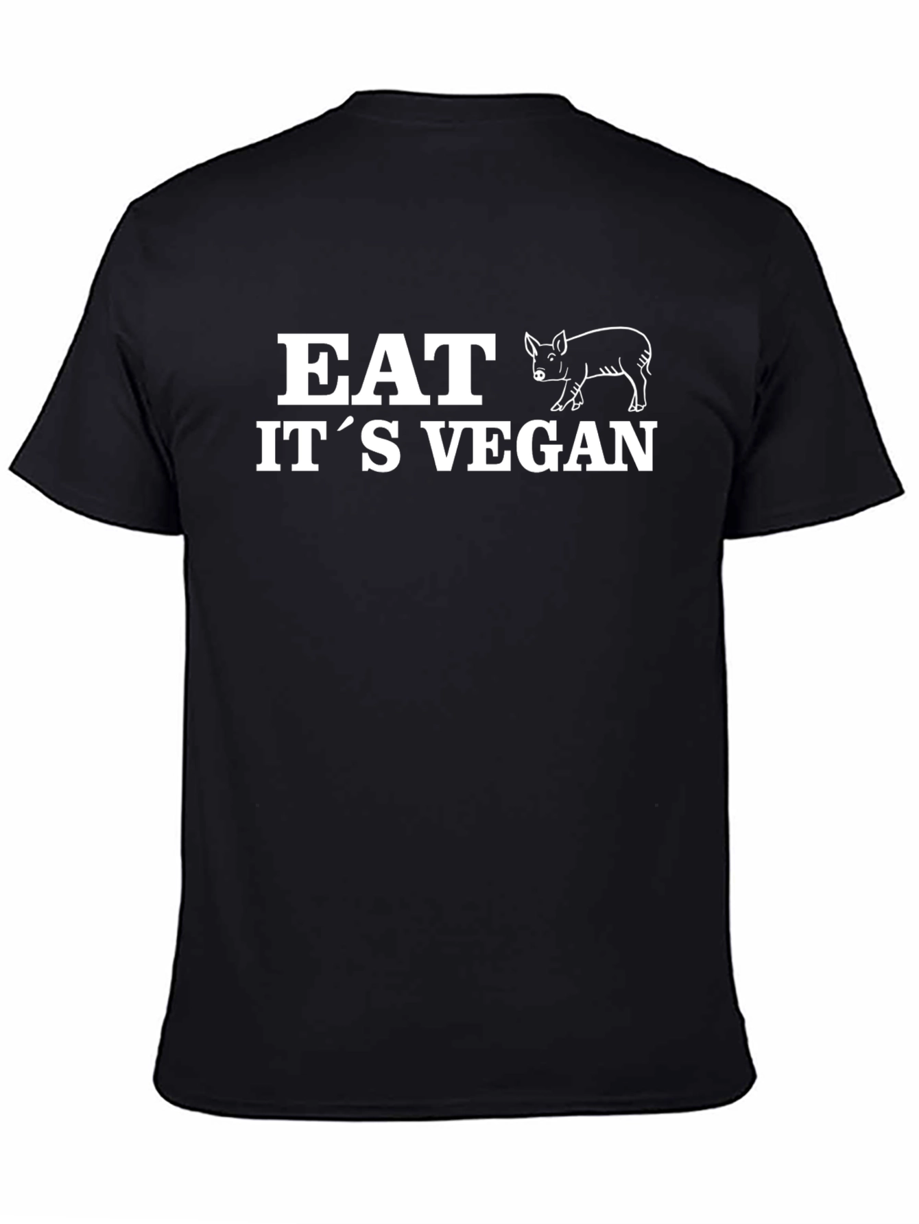 Eat Vegan Pig T-Shirt - Funny Vegan Gift
