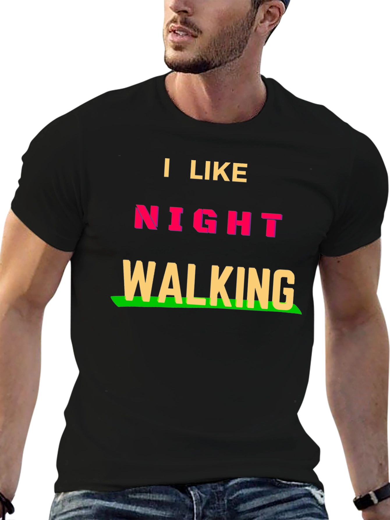 I Like Night Walking T-Shirt - Fun Novelty Tee