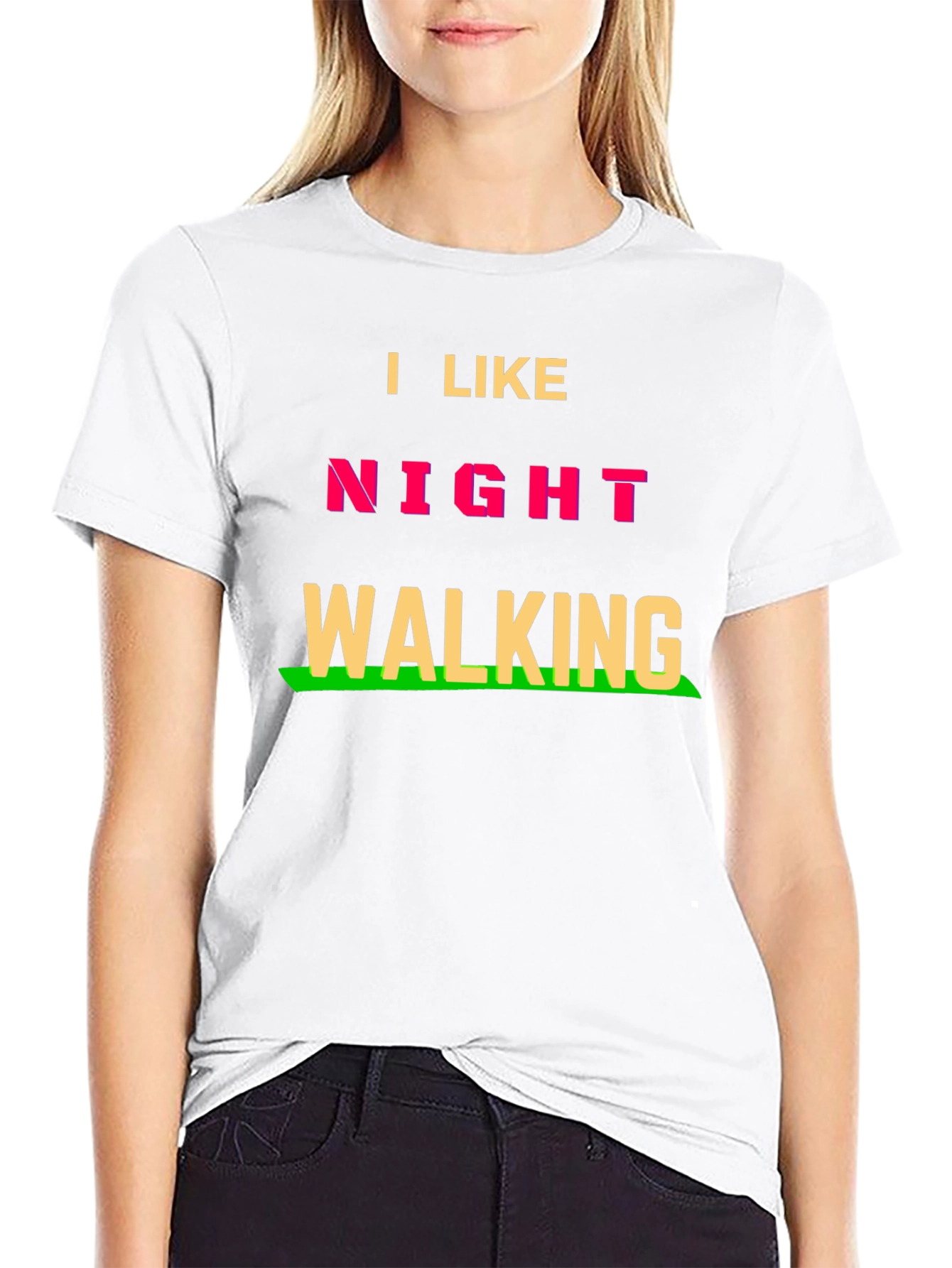 I Like Night Walking T-Shirt - Fun Novelty Tee