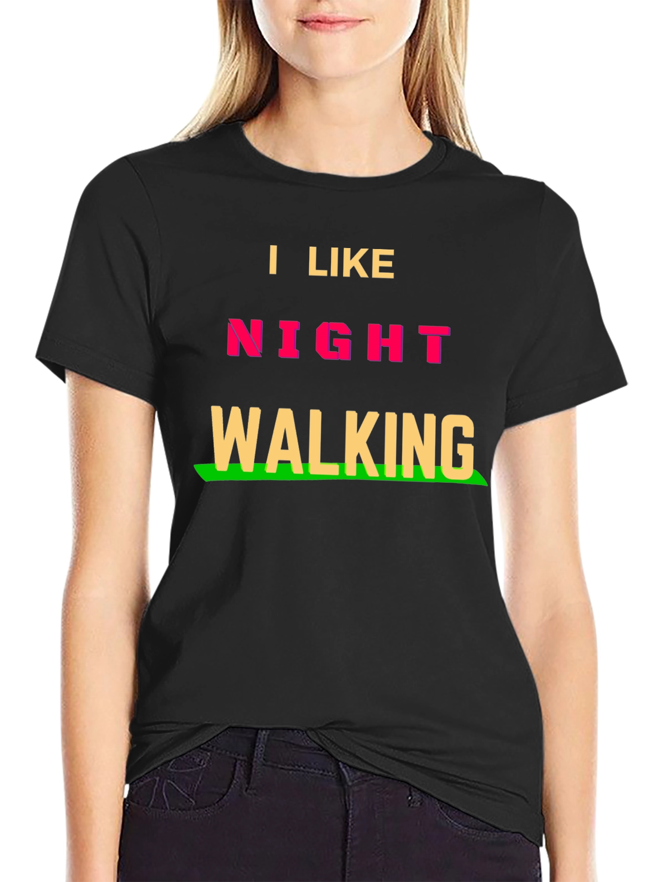 I Like Night Walking T-Shirt - Fun Novelty Tee
