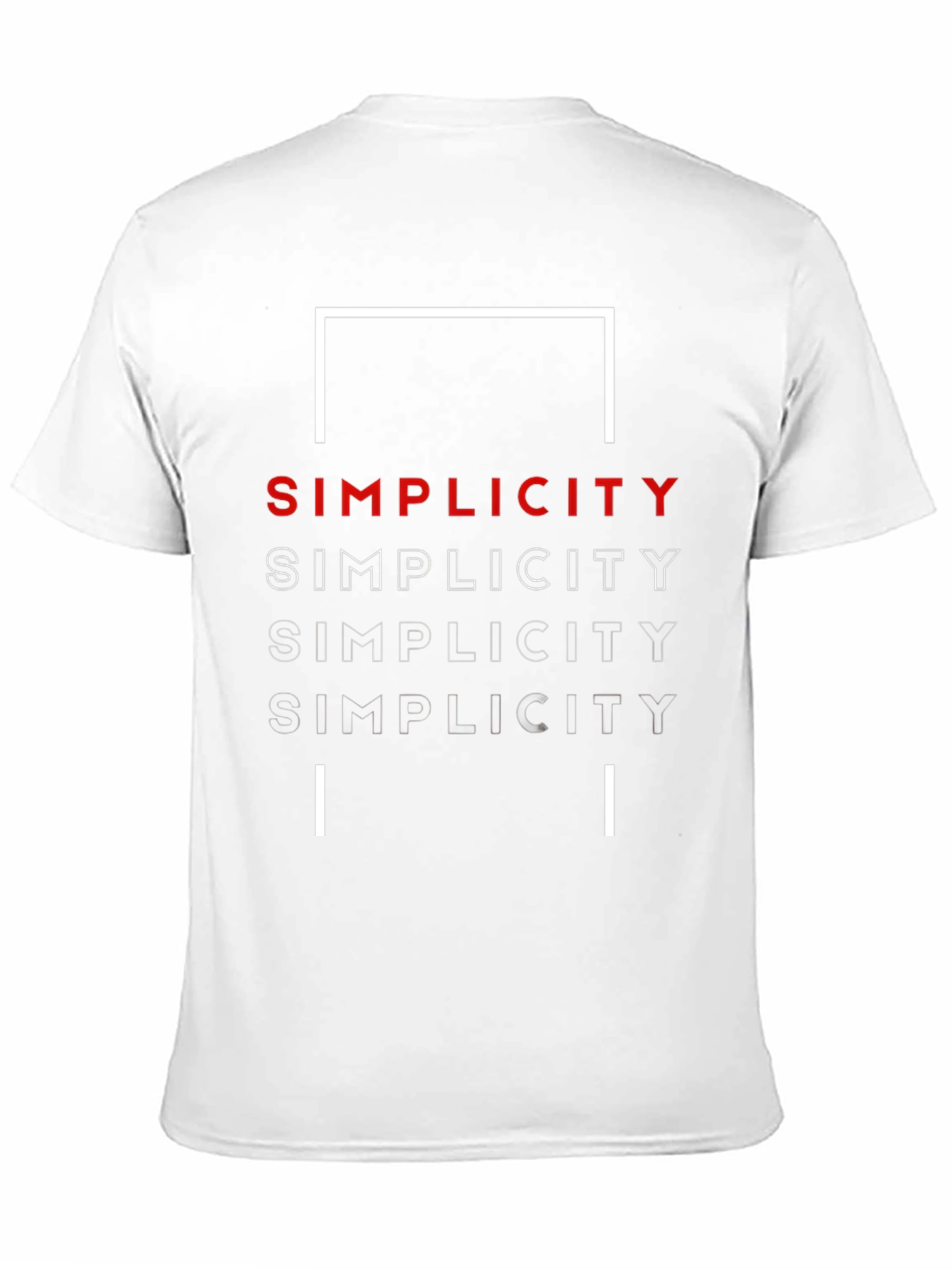 Simplicity Graphic Tee - Modern Minimalist Design