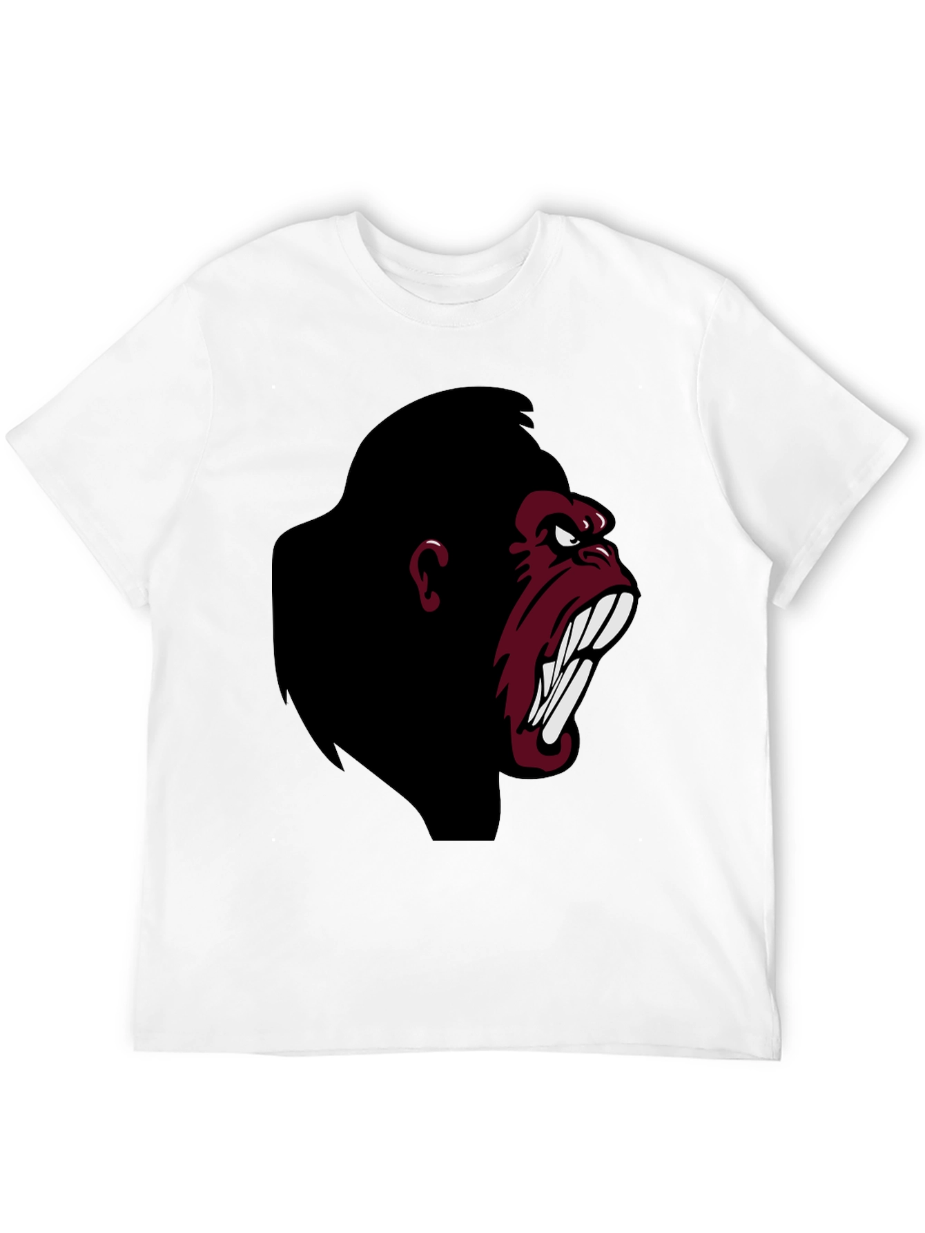 Angry Gorilla Graphic T-Shirt - Black