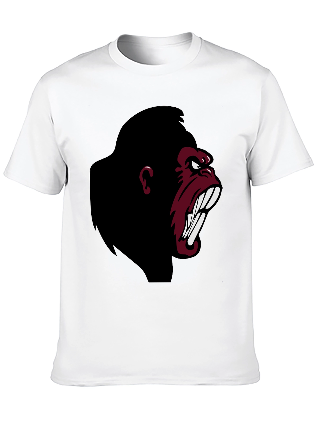 Angry Gorilla Graphic T-Shirt - Black