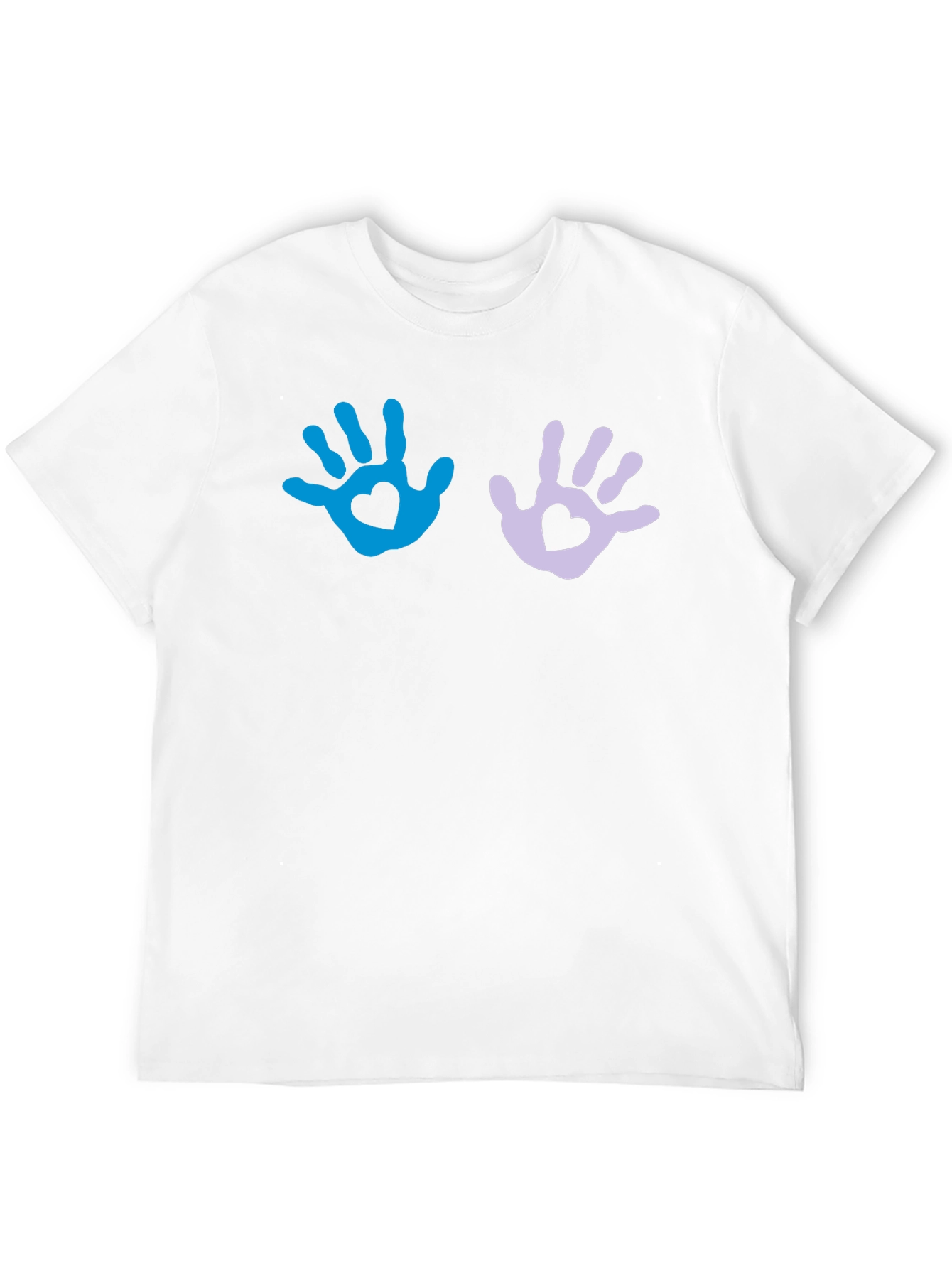 Heart Handprint Graphic T-Shirt