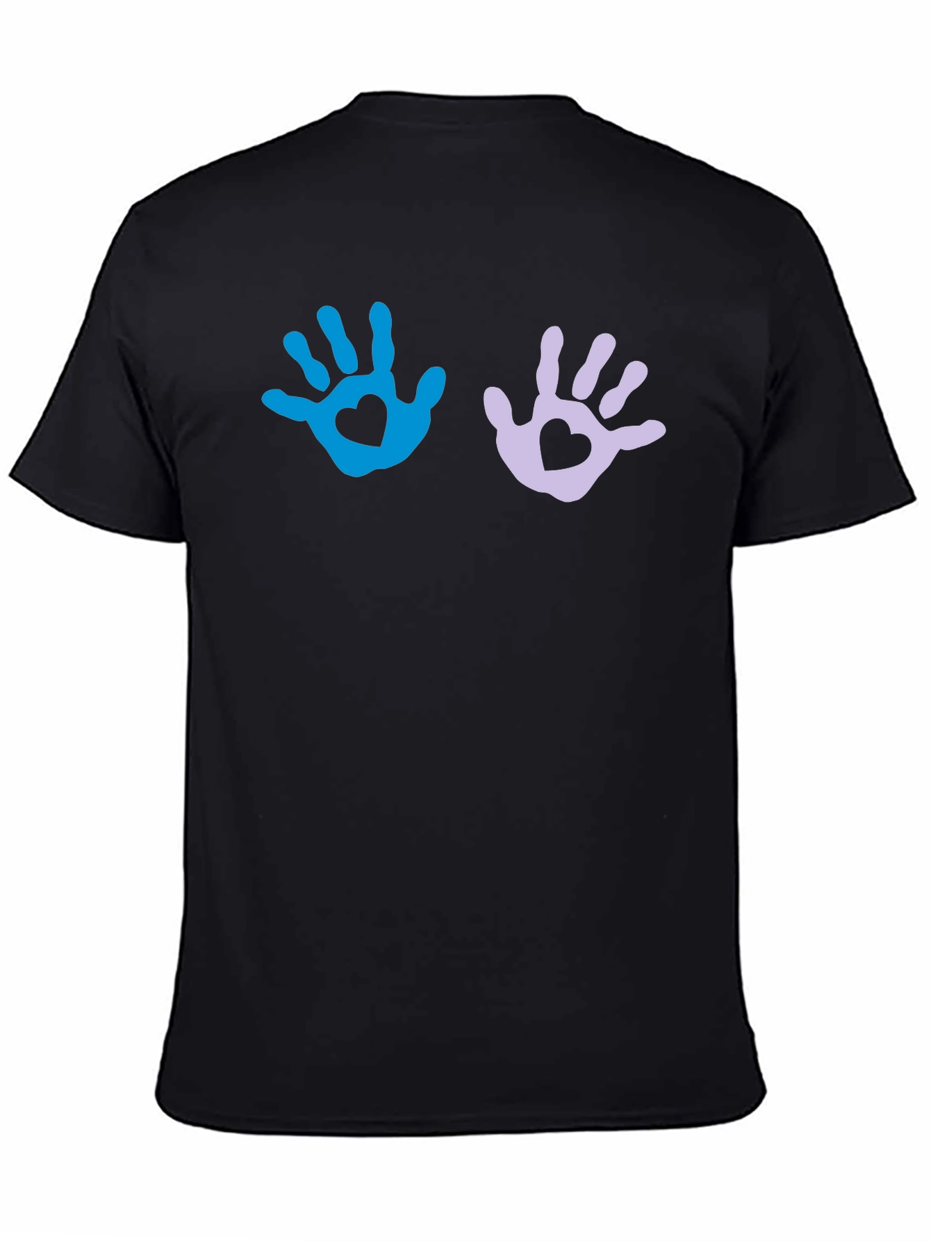 Heart Handprint Graphic T-Shirt