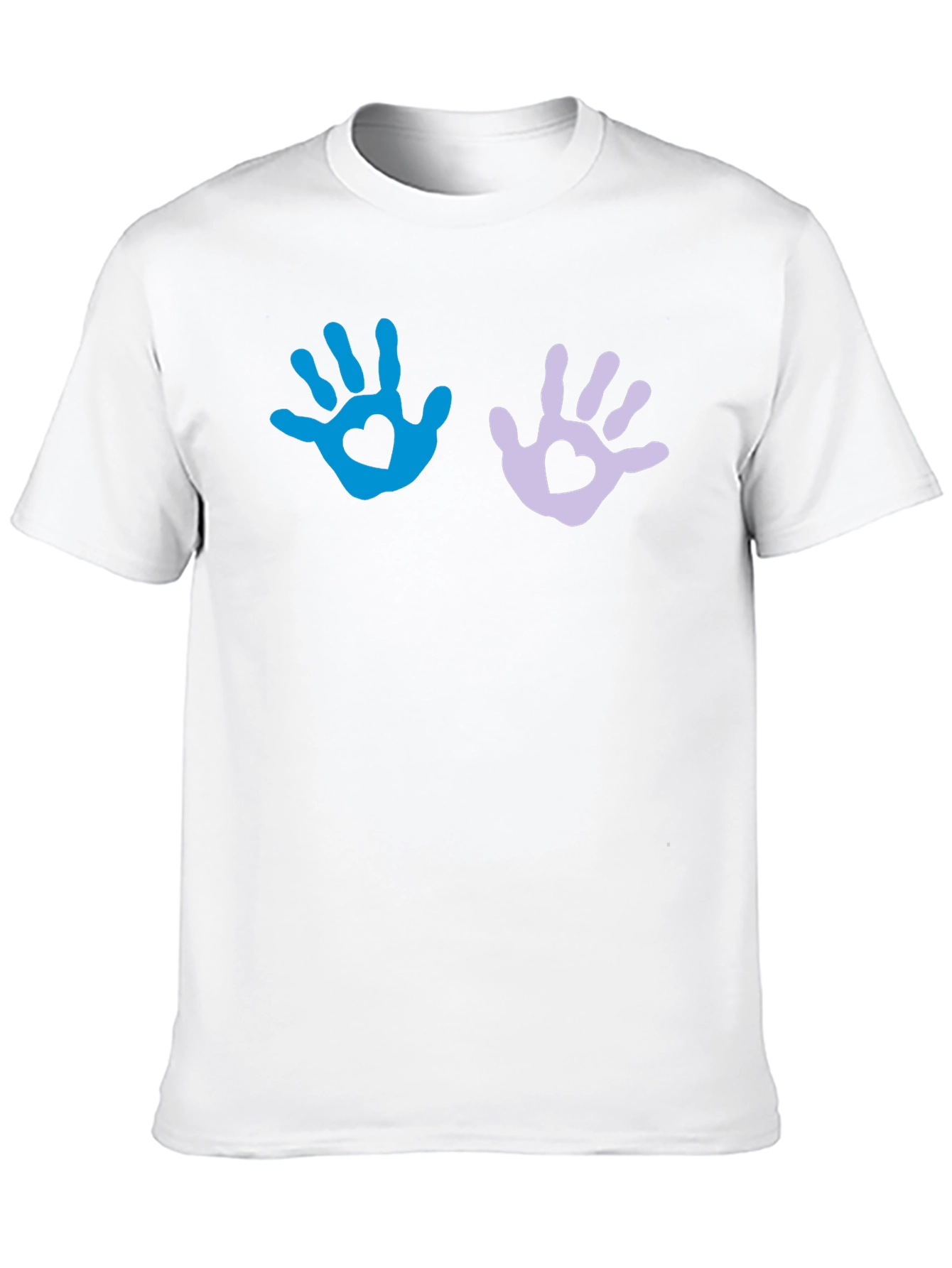 Heart Handprint Graphic T-Shirt