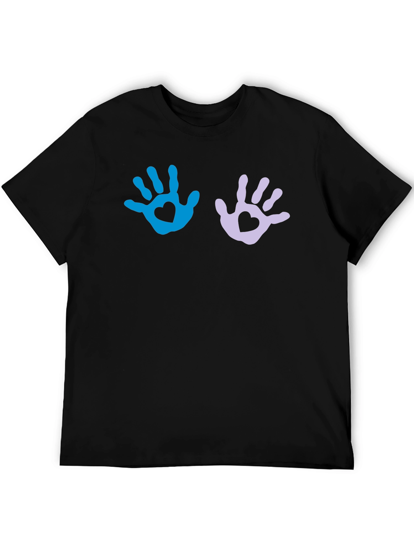 Heart Handprint Graphic T-Shirt