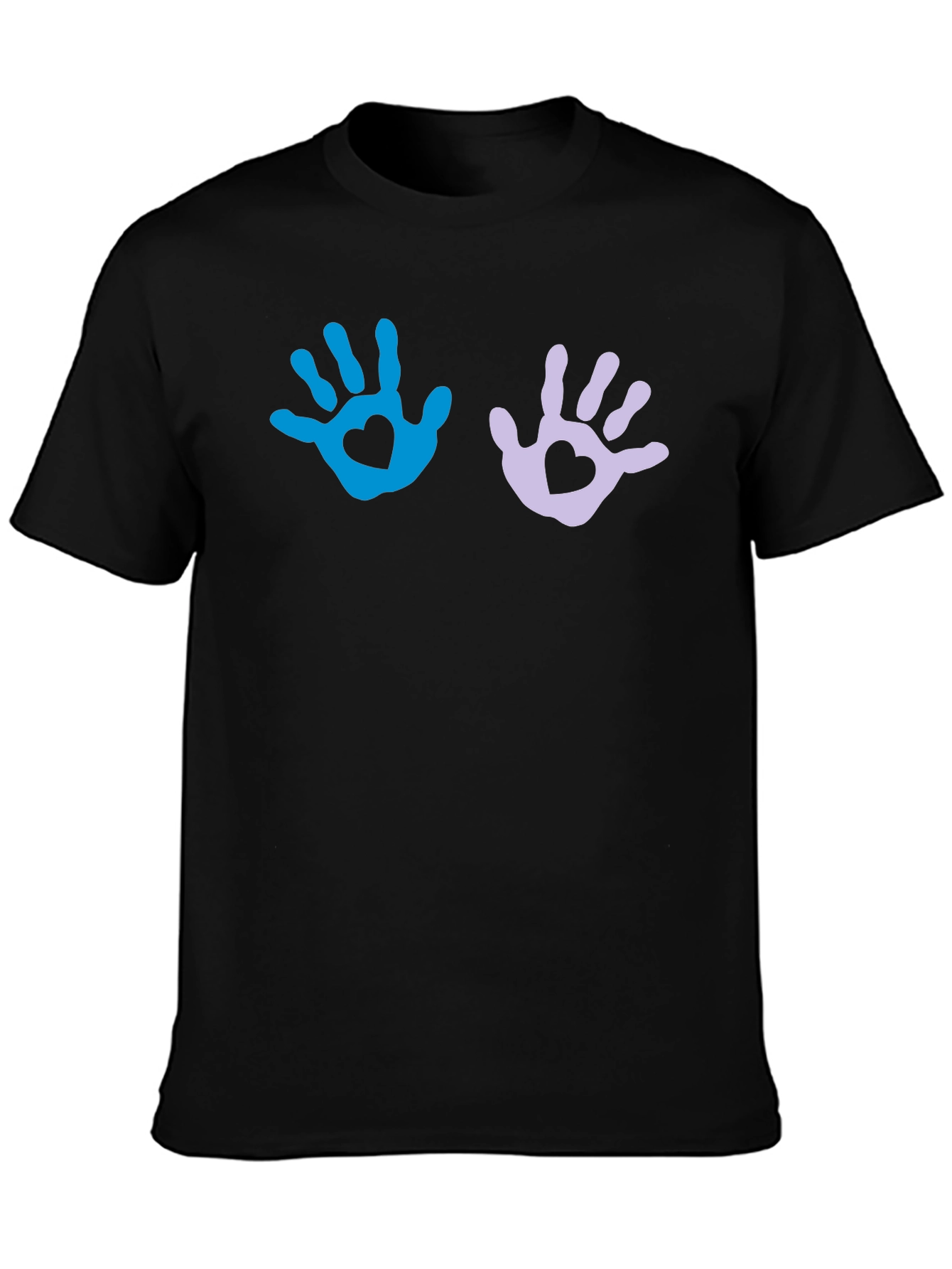 Heart Handprint Graphic T-Shirt