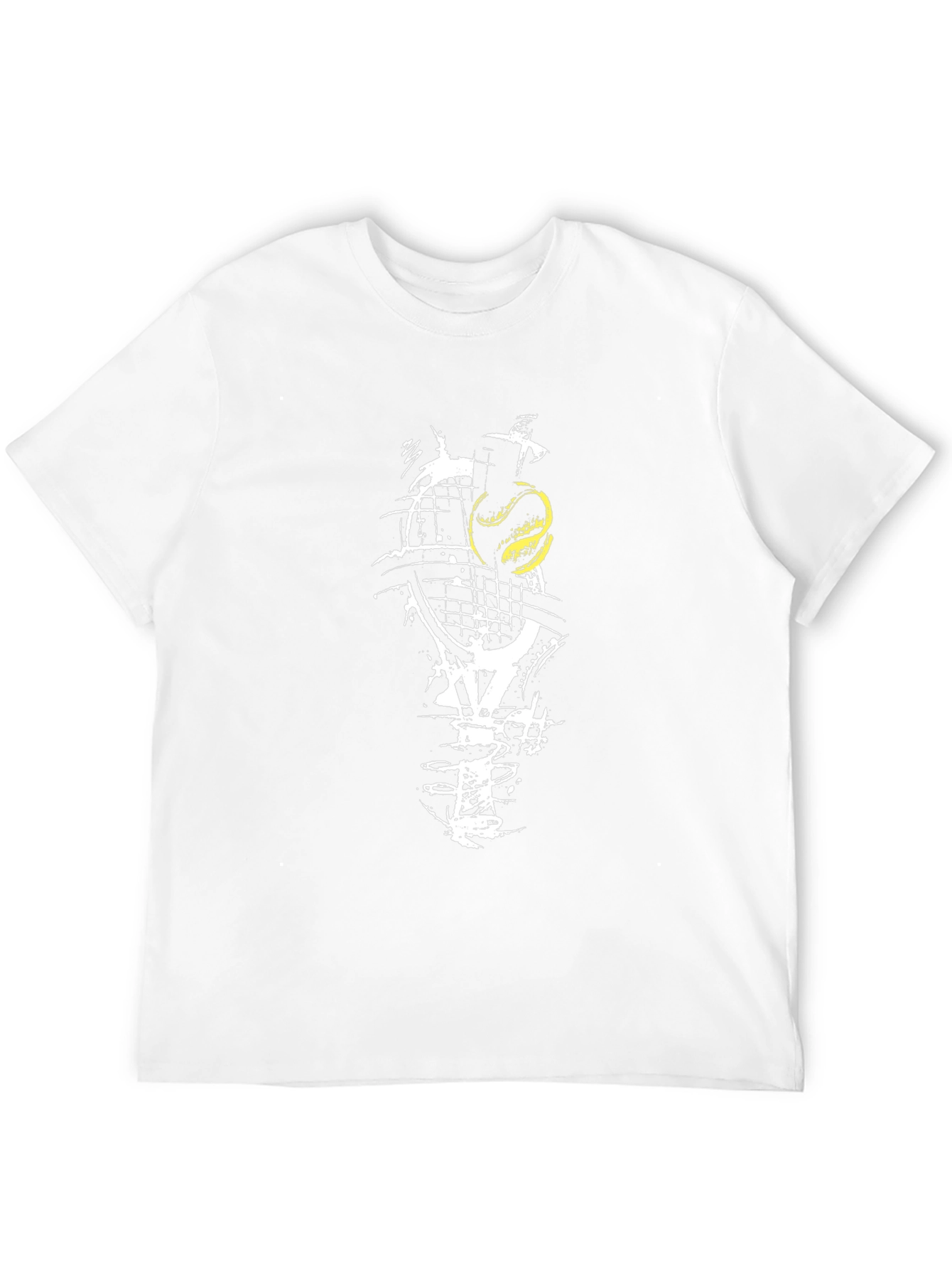 Tennis Racket & Ball Graphic T-Shirt