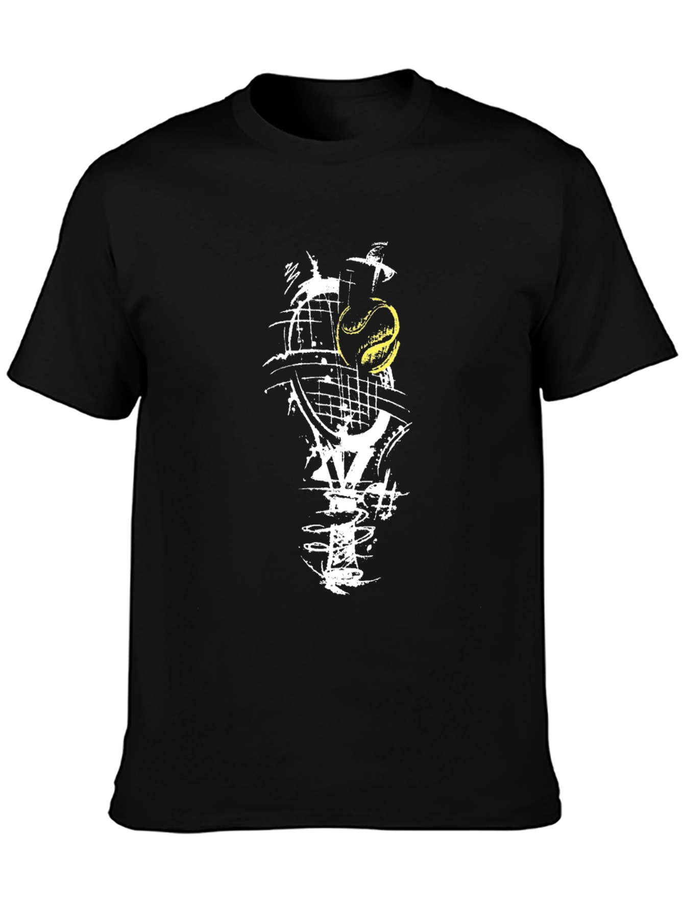 Tennis Racket & Ball Graphic T-Shirt