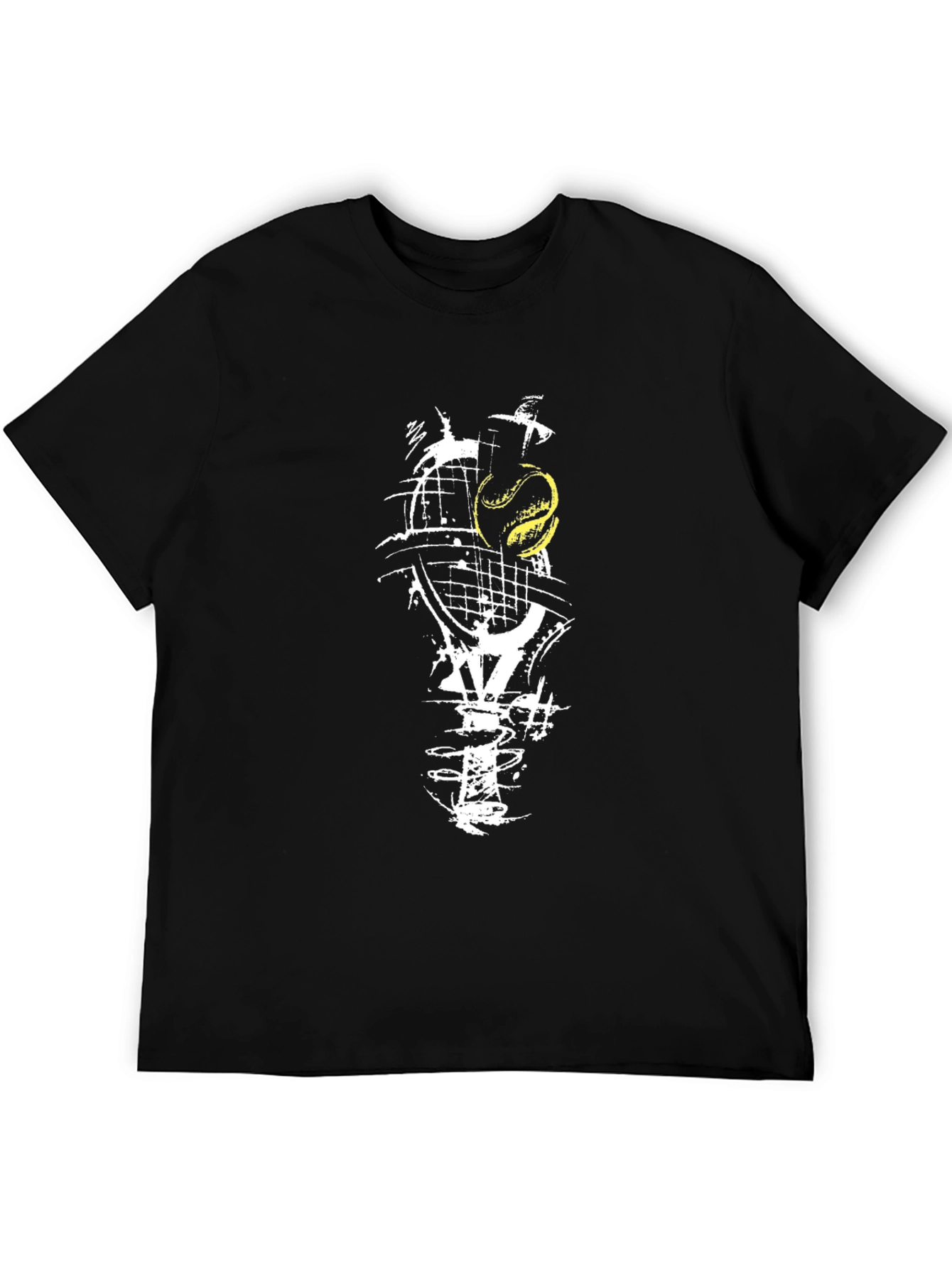 Tennis Racket & Ball Graphic T-Shirt