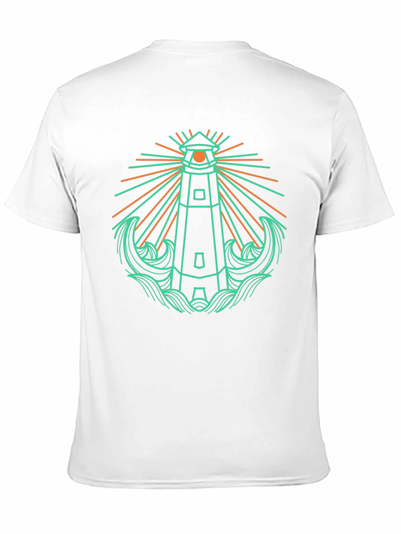 Lighthouse Graphic Tee - Nautical Style