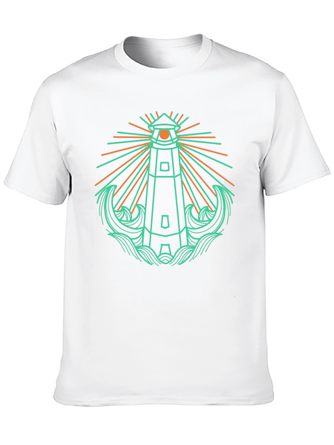 Lighthouse Graphic Tee - Nautical Style