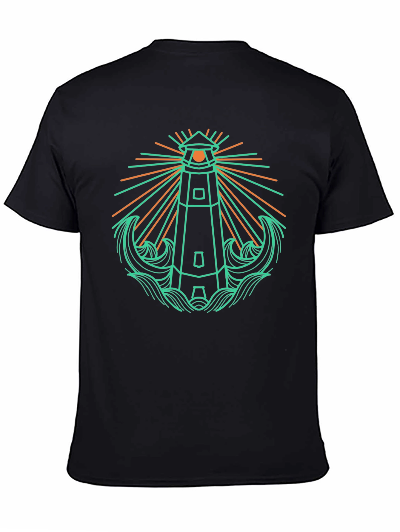 Lighthouse Graphic Tee - Nautical Style