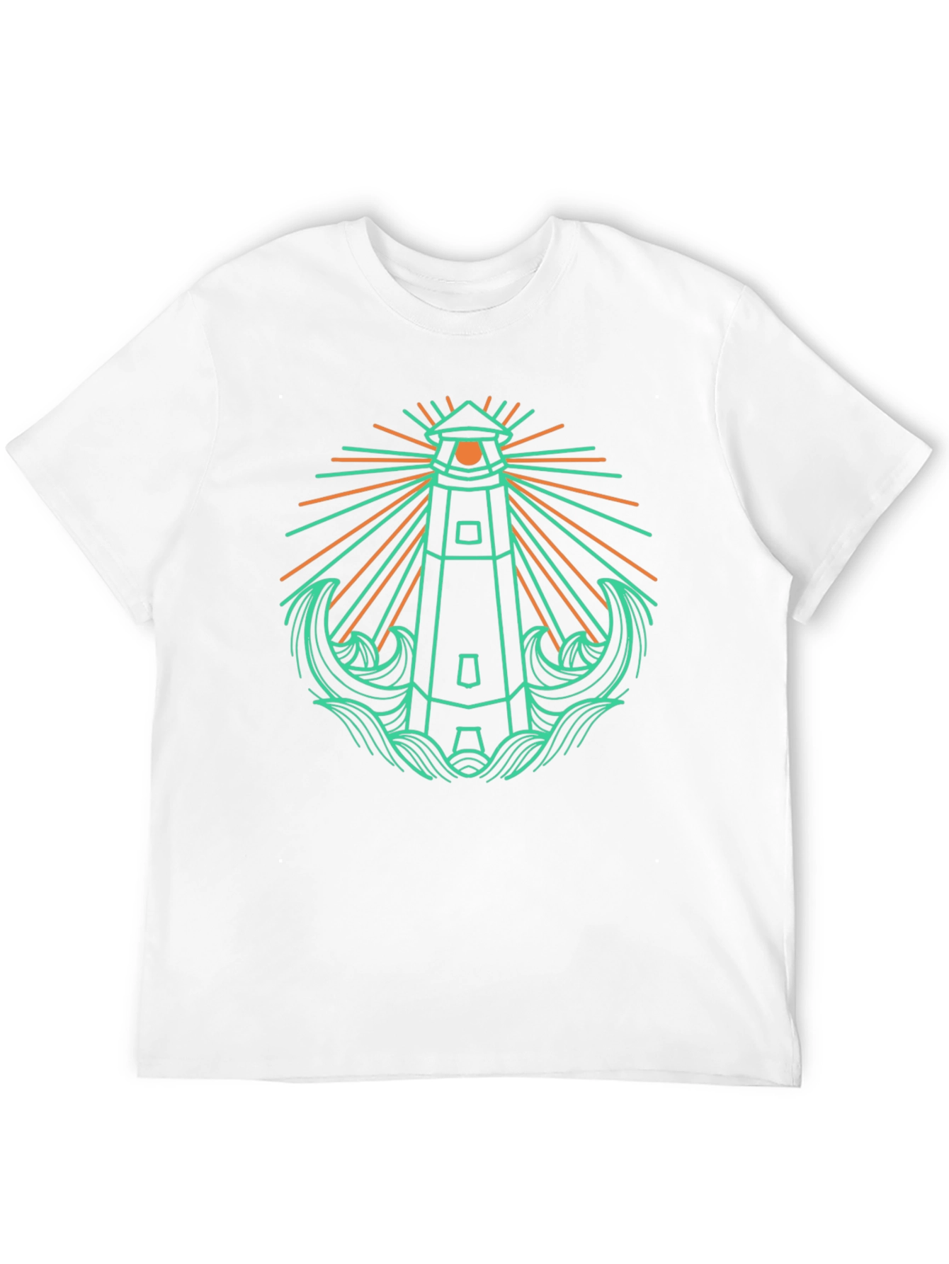 Lighthouse Graphic Tee - Nautical Style