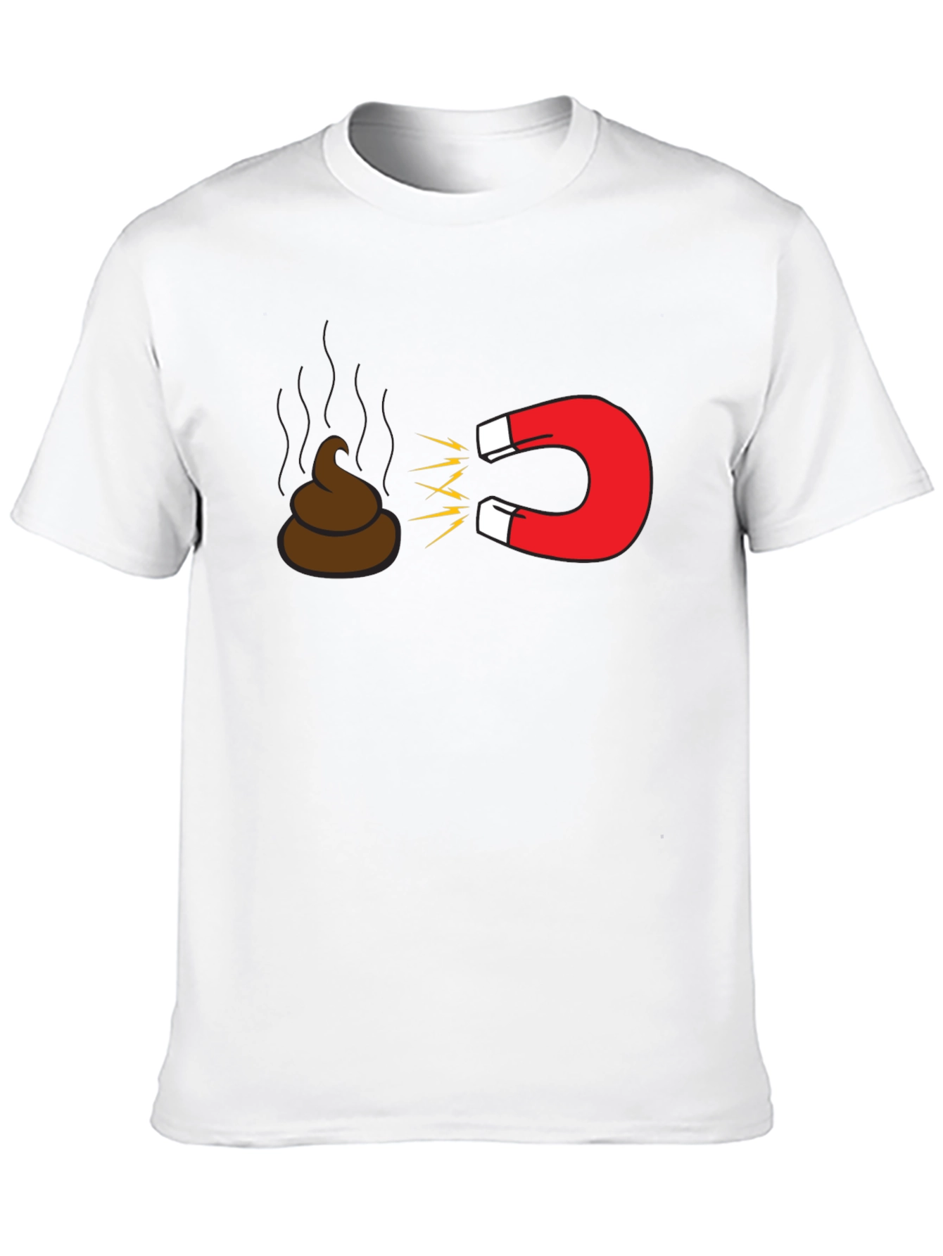 Funny Poop Magnet T-Shirt