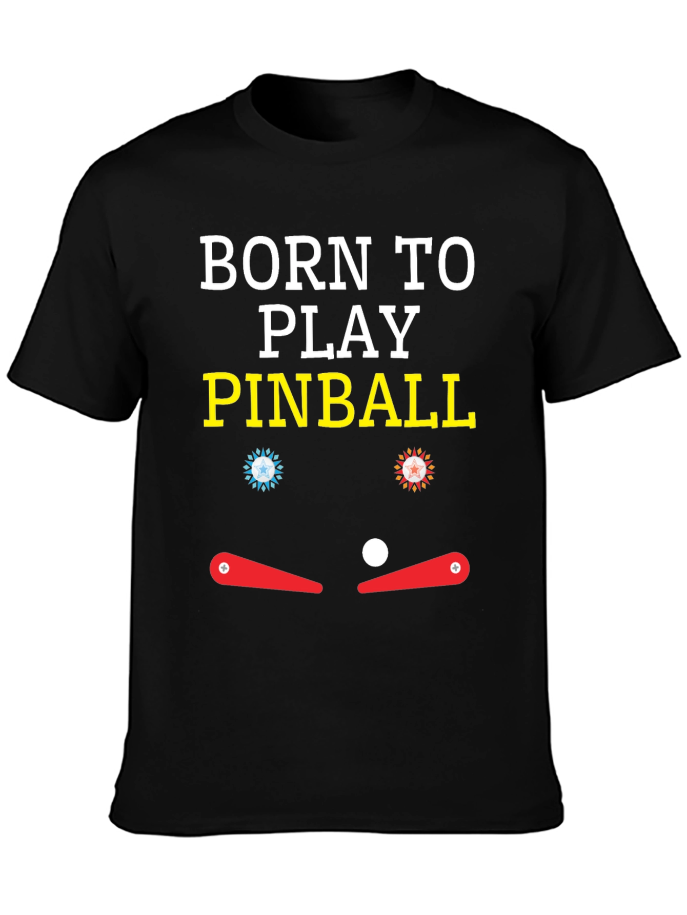 Born to Play Pinball Graphic T-Shirt