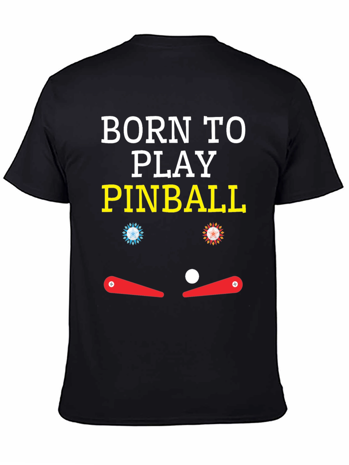 Born to Play Pinball Graphic T-Shirt