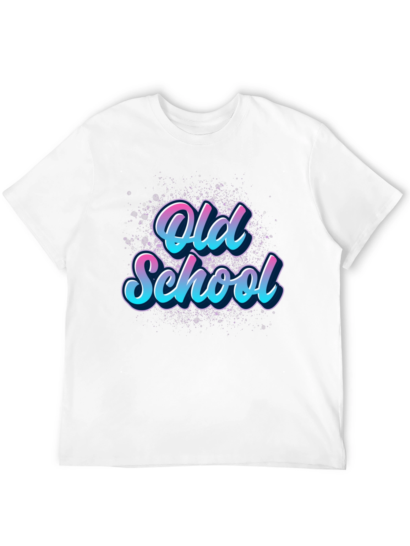 Retro Old School Graphic Black T-Shirt