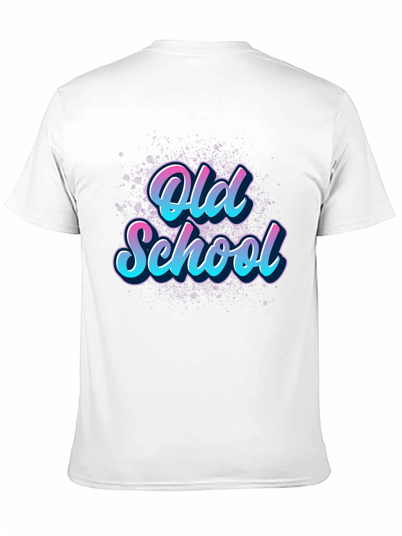Retro Old School Graphic Black T-Shirt