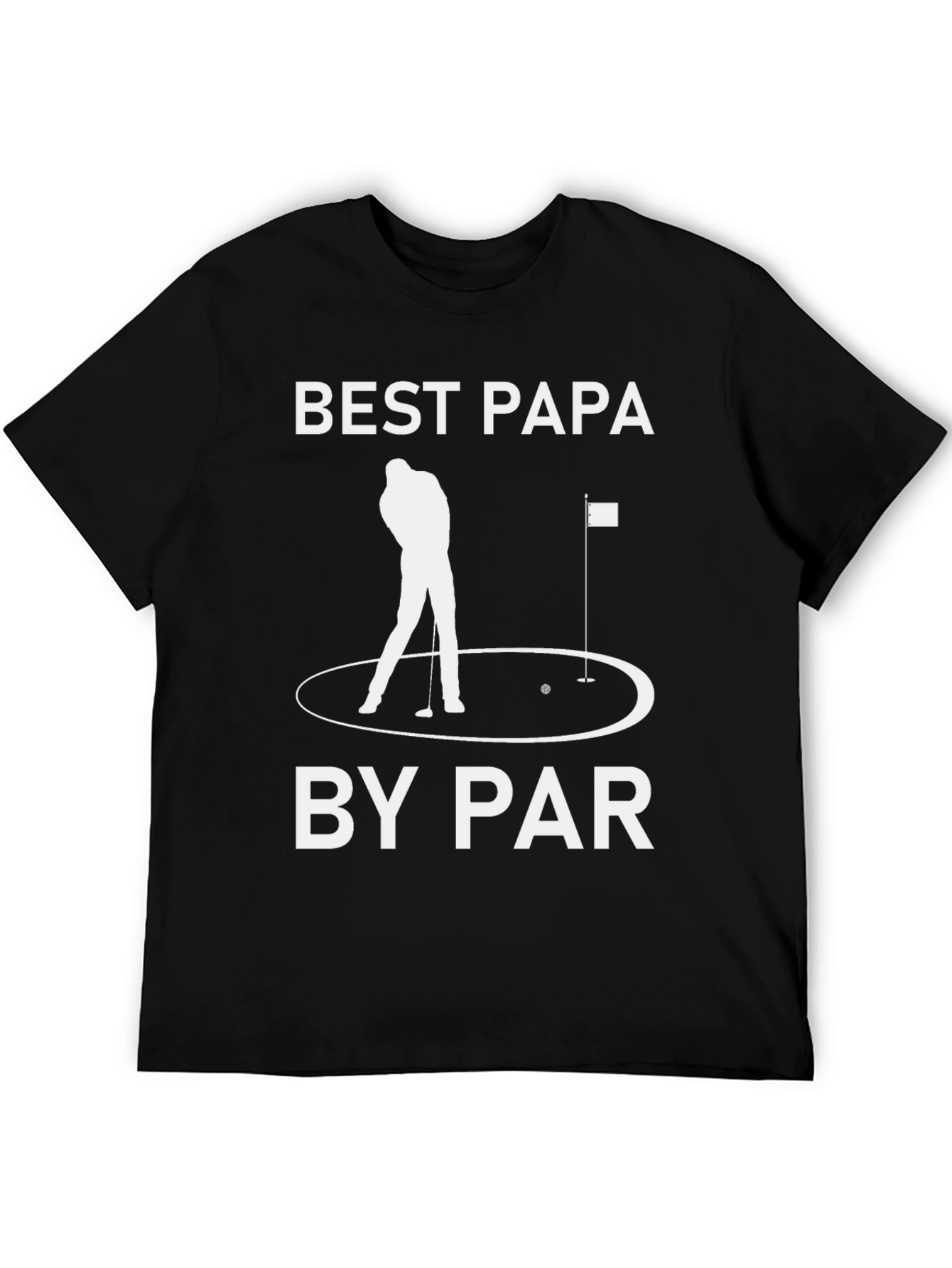 Best Papa by Par Golf T-Shirt - Fathers Day