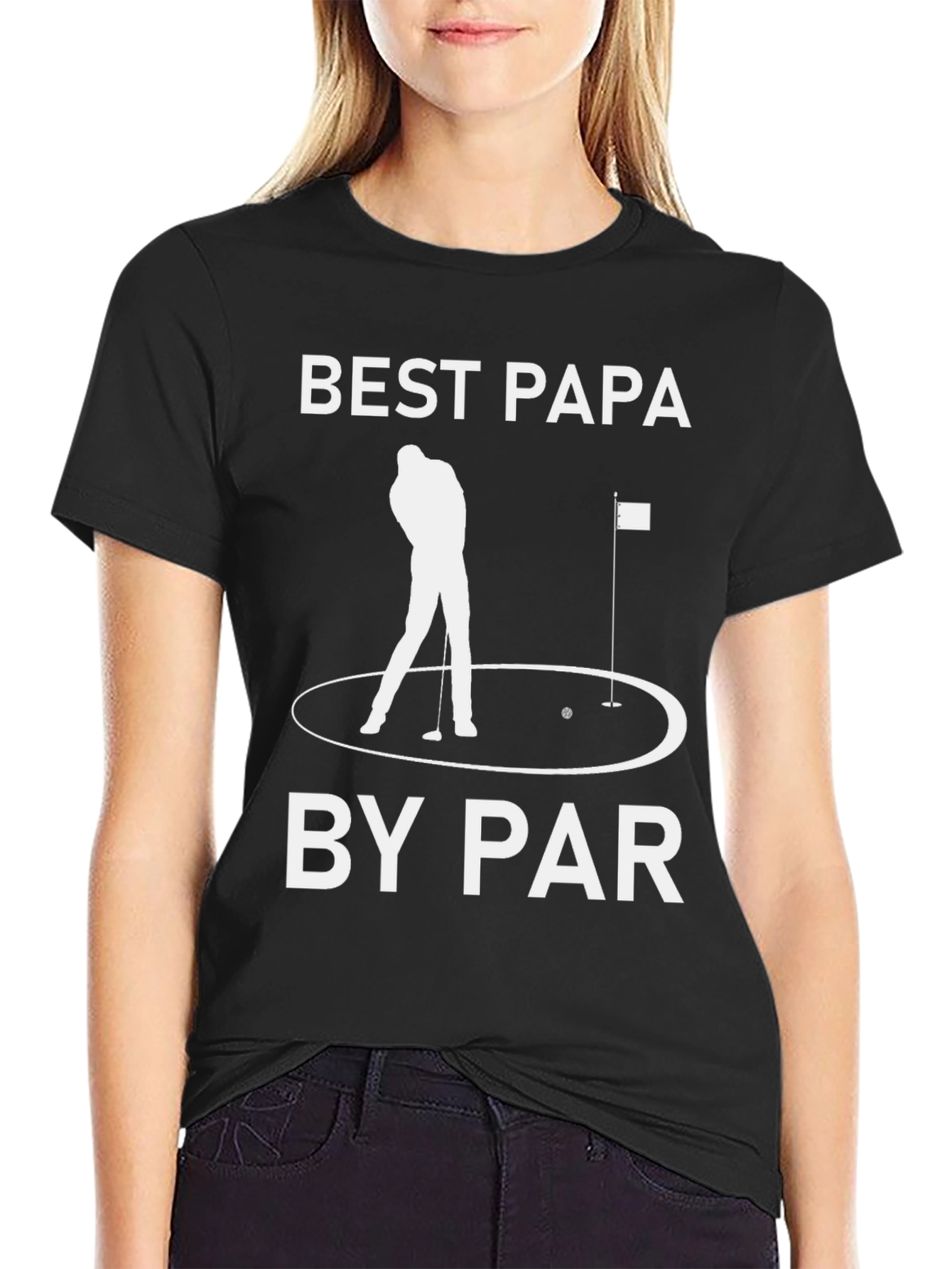 Best Papa by Par Golf T-Shirt - Fathers Day