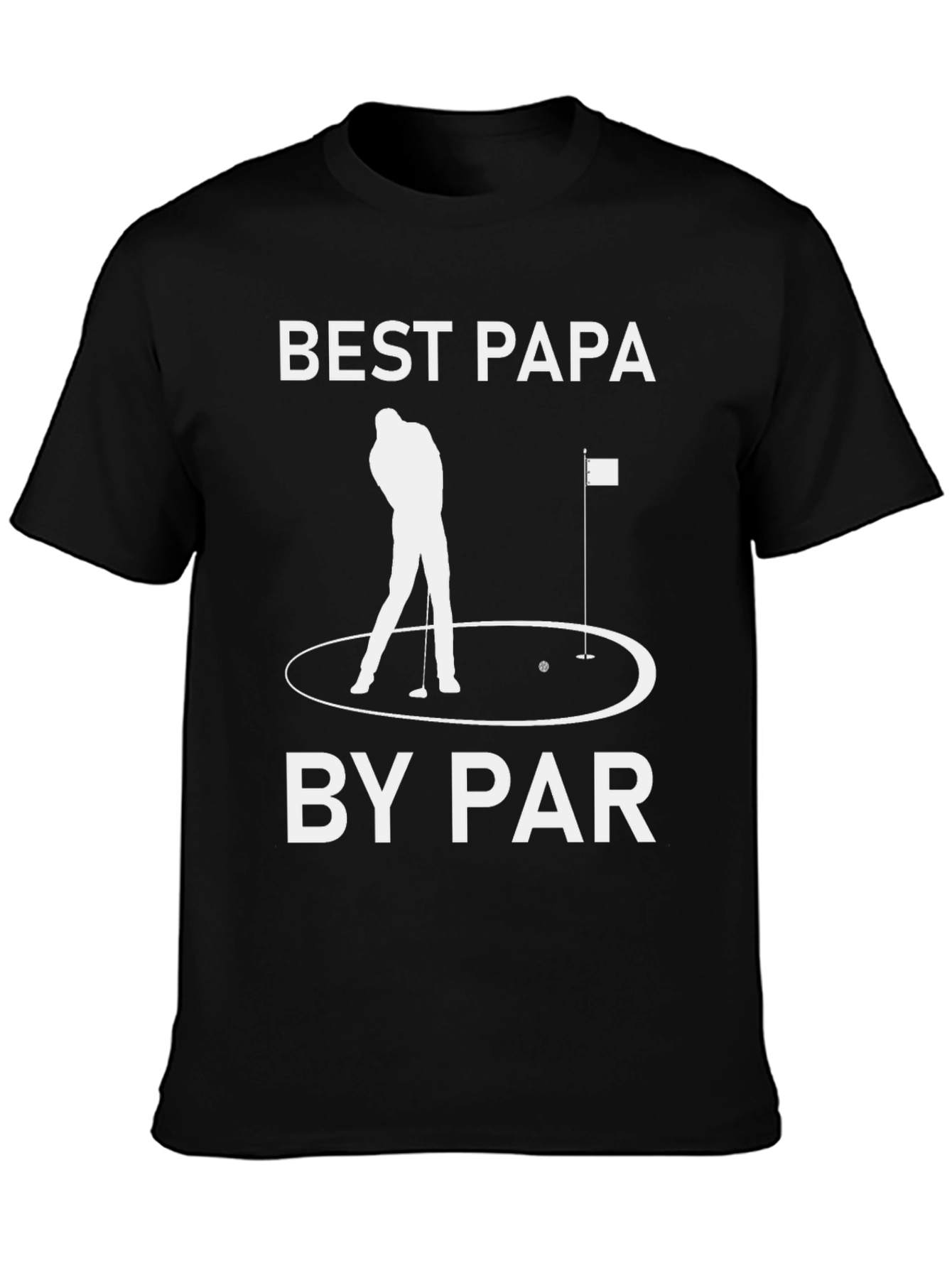 Best Papa by Par Golf T-Shirt - Fathers Day