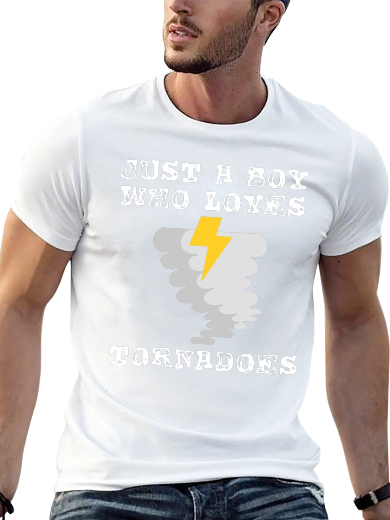 Boy Who Loves Tornadoes Graphic Tee