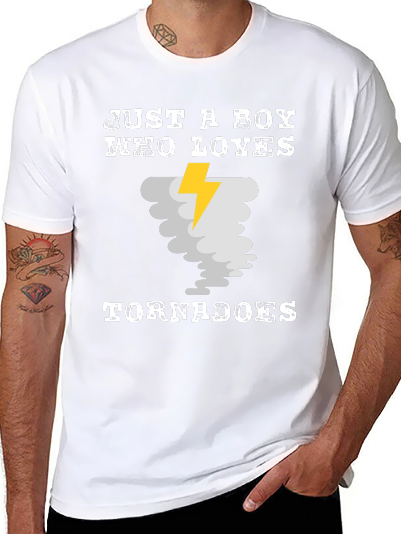 Boy Who Loves Tornadoes Graphic Tee