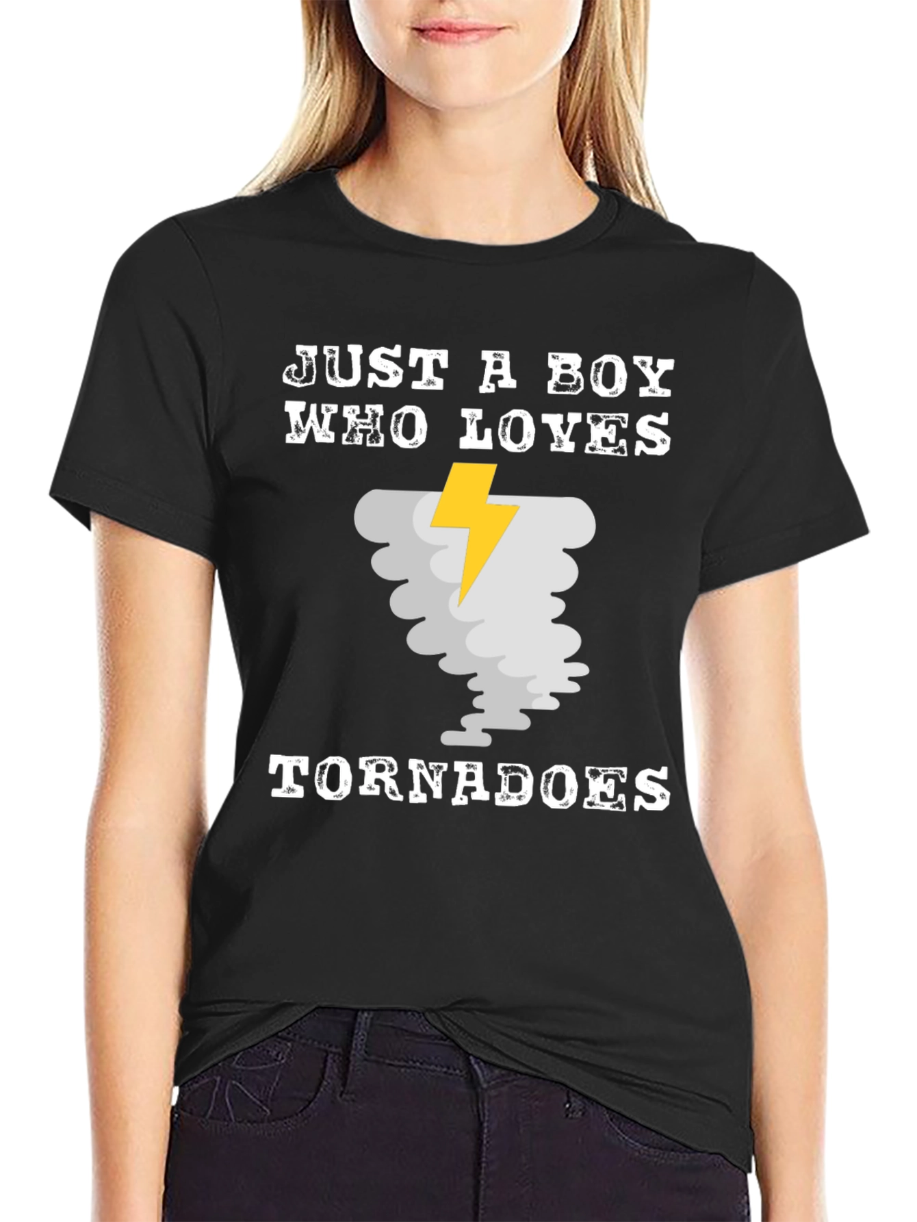 Boy Who Loves Tornadoes Graphic Tee