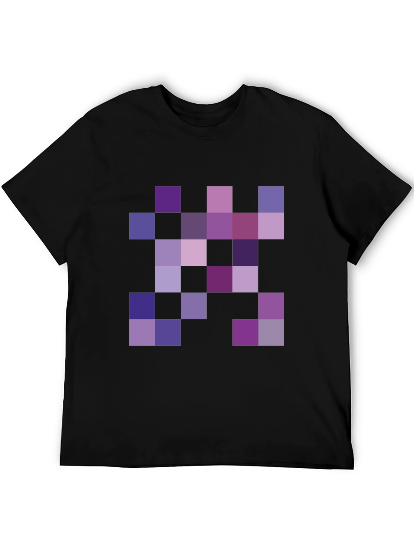 Pixel Art Black T-Shirt