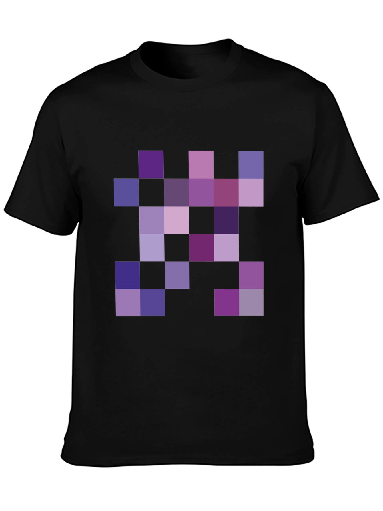 Pixel Art Black T-Shirt
