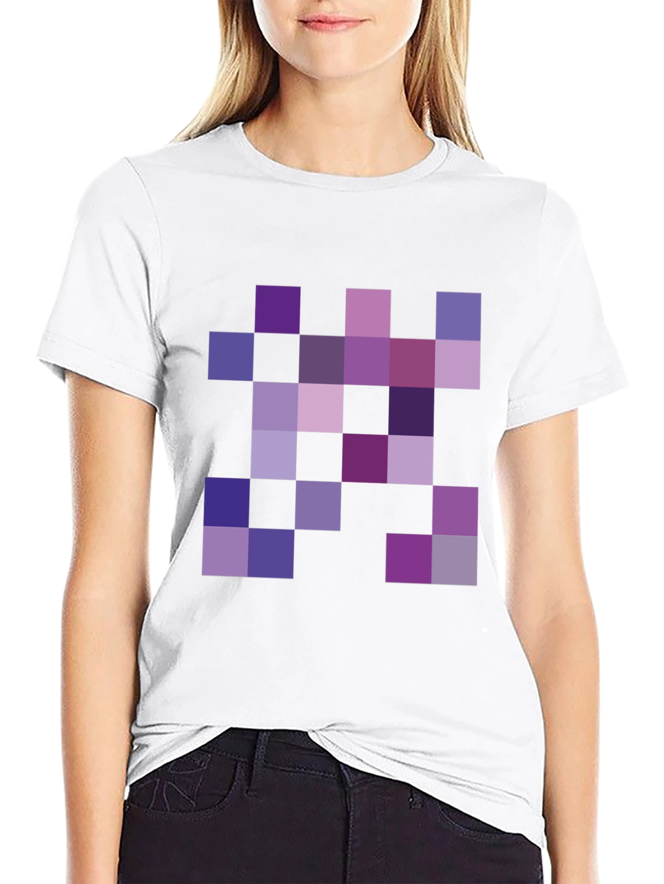 Pixel Art Black T-Shirt