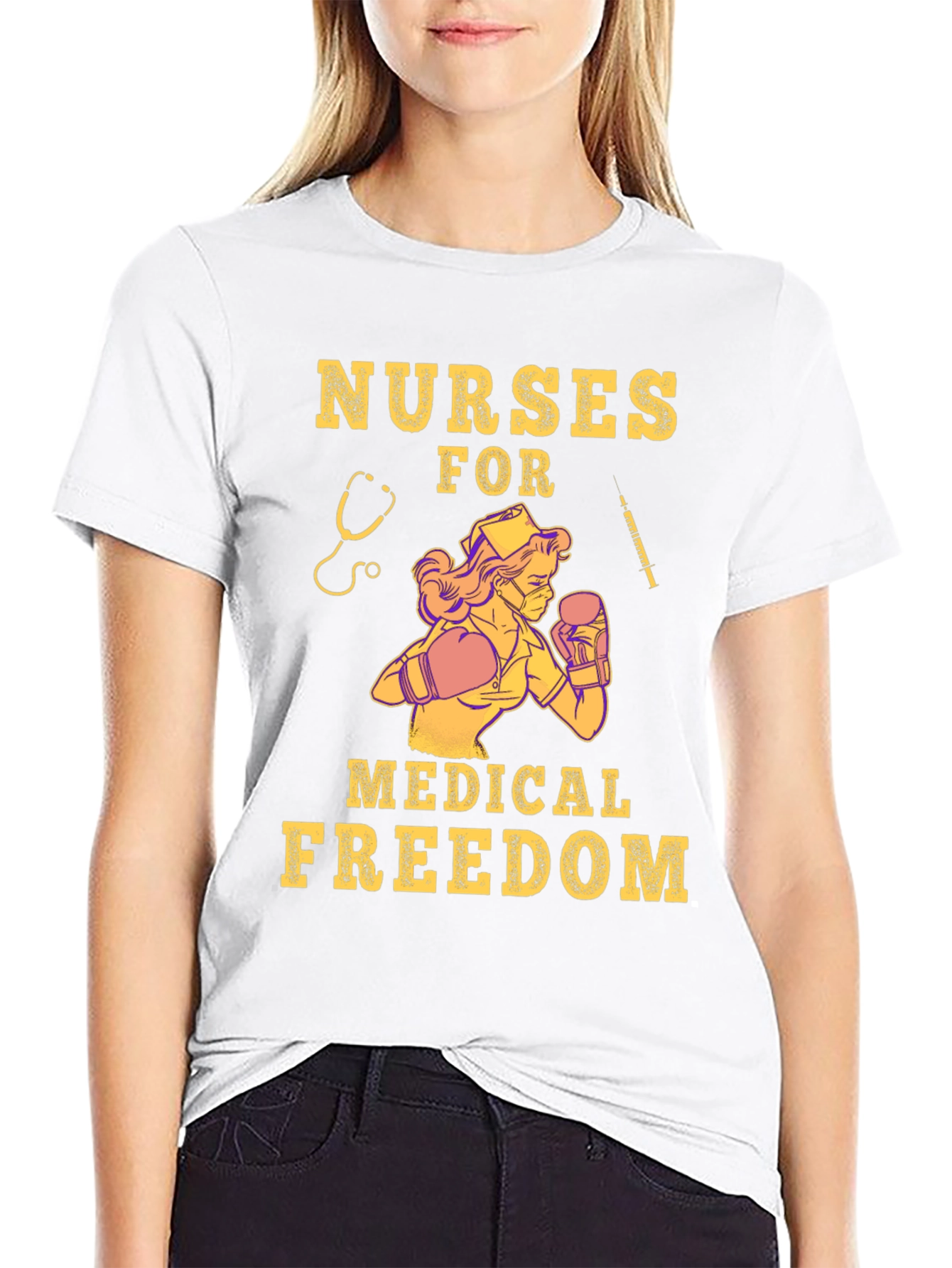 Nurses for Medical Freedom Graphic T-Shirt