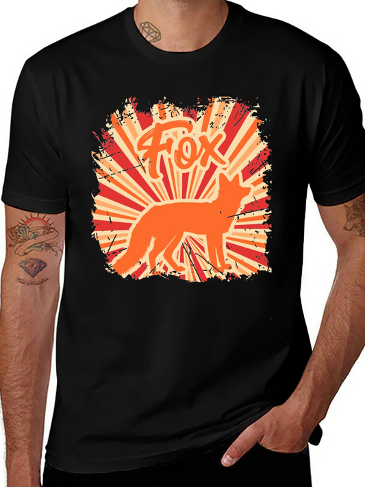 Retro Fox T-Shirt - Vintage Style Graphic Tee