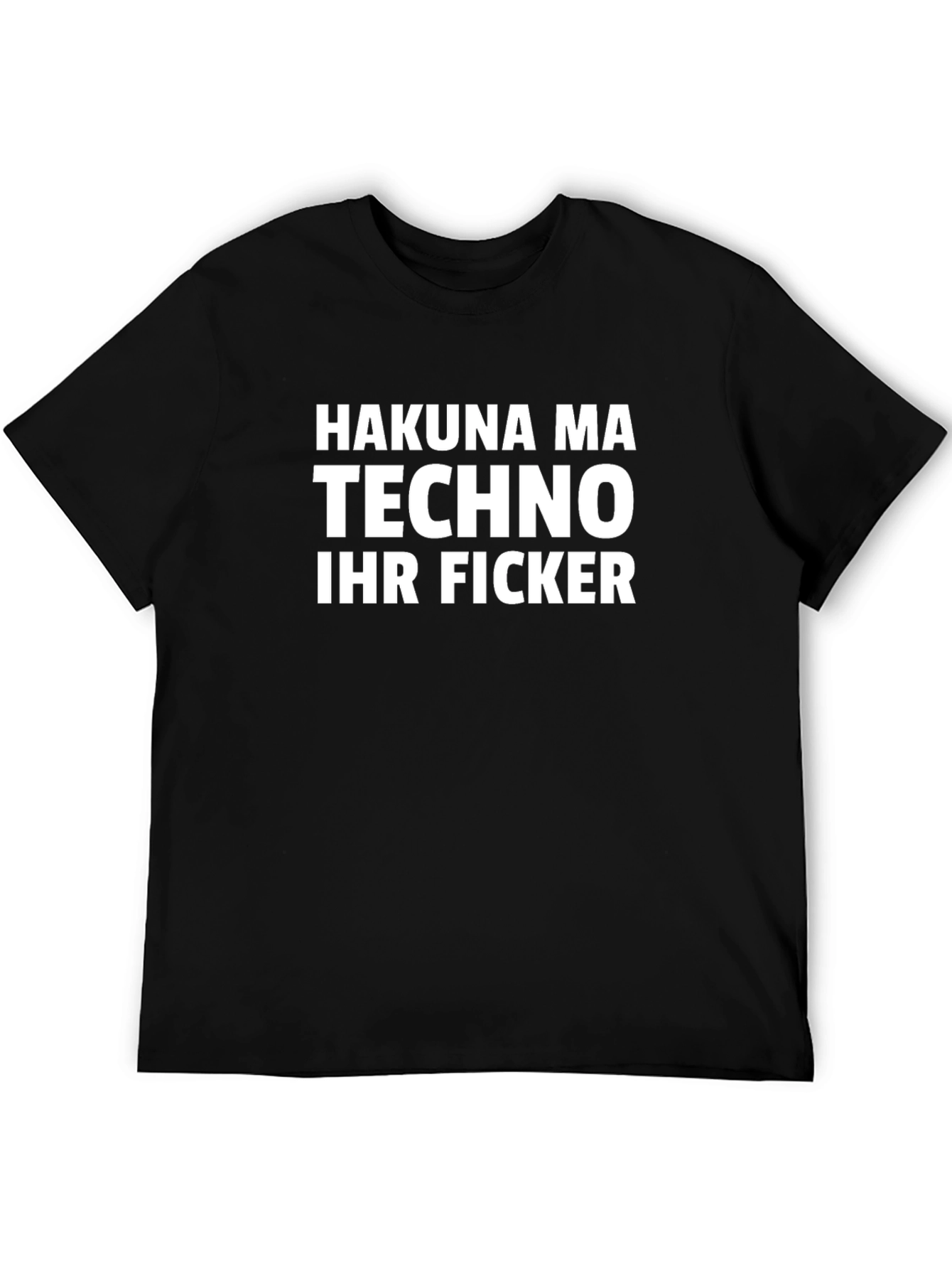 Hakuna Ma Techno Black T-Shirt
