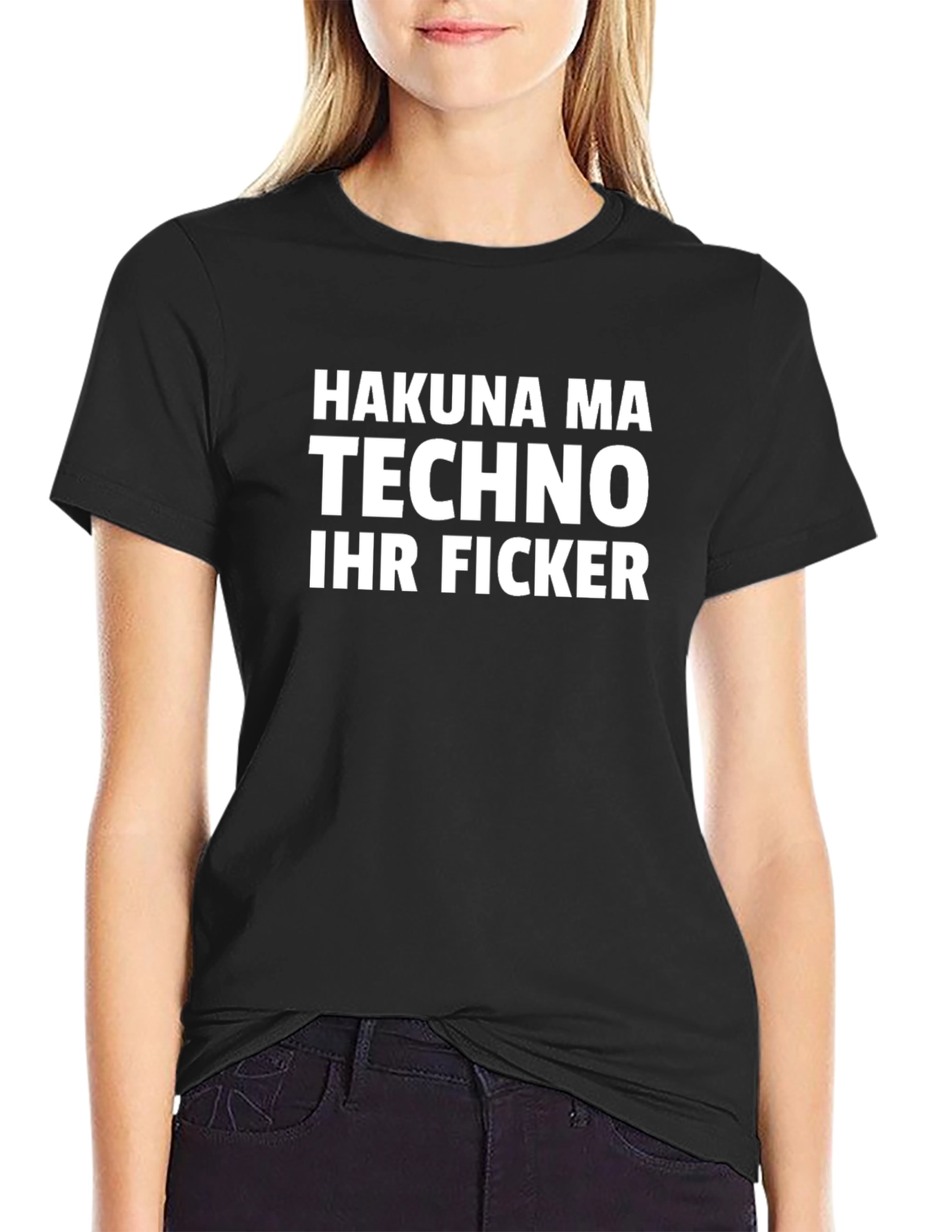 Hakuna Ma Techno Black T-Shirt
