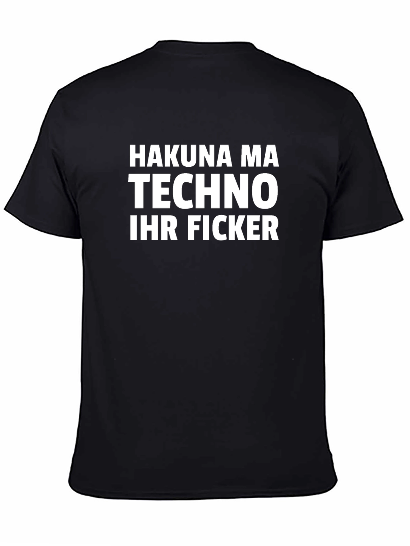Hakuna Ma Techno Black T-Shirt