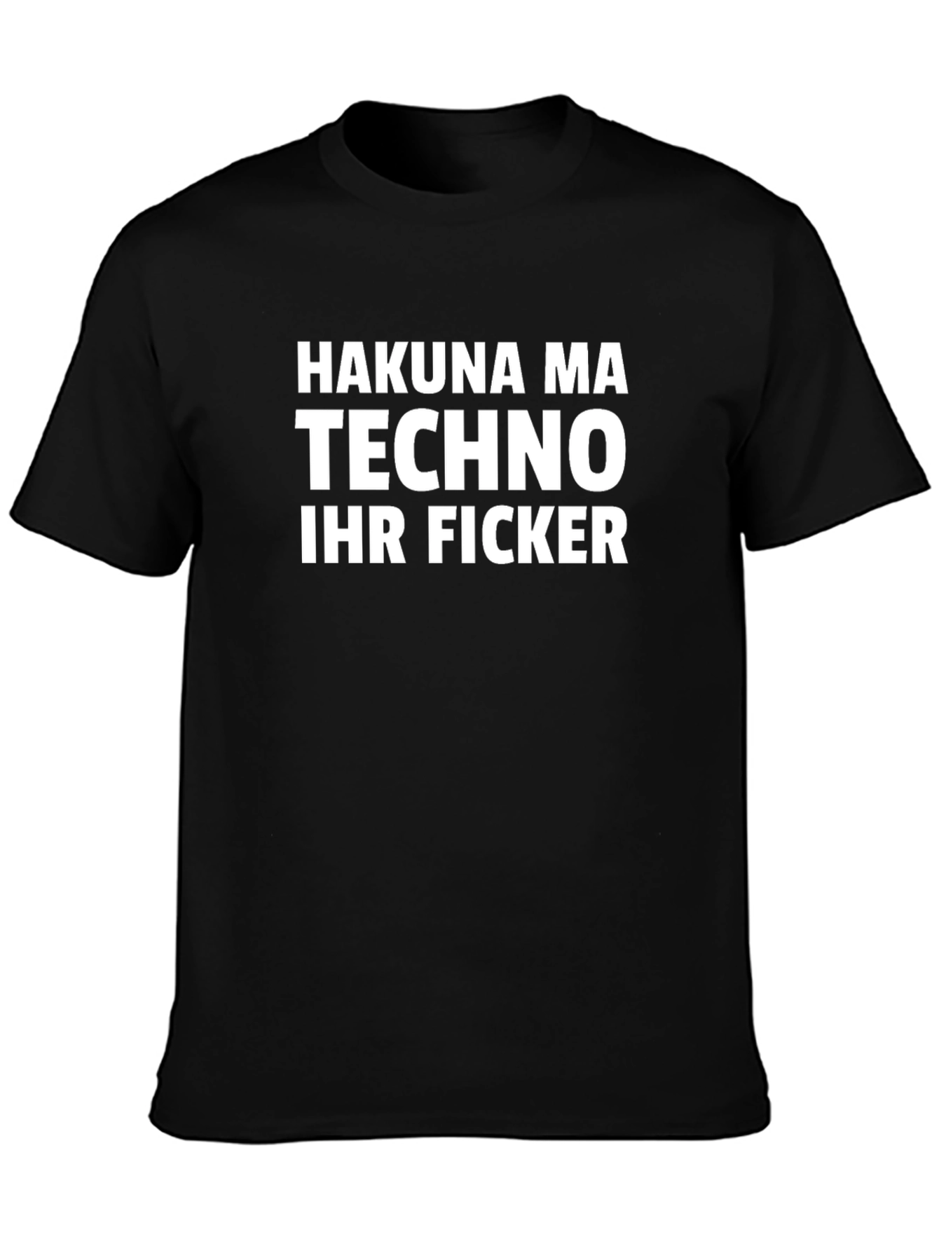Hakuna Ma Techno Black T-Shirt