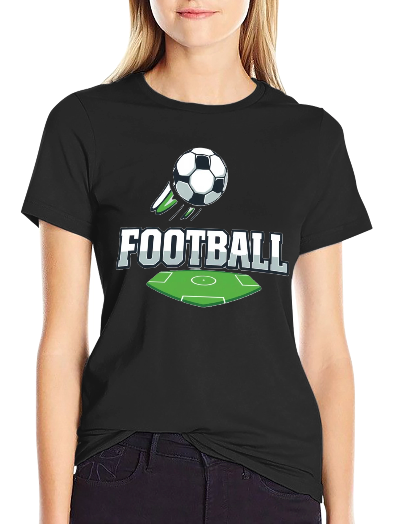 Football Graphic T-Shirt for Sports Fans