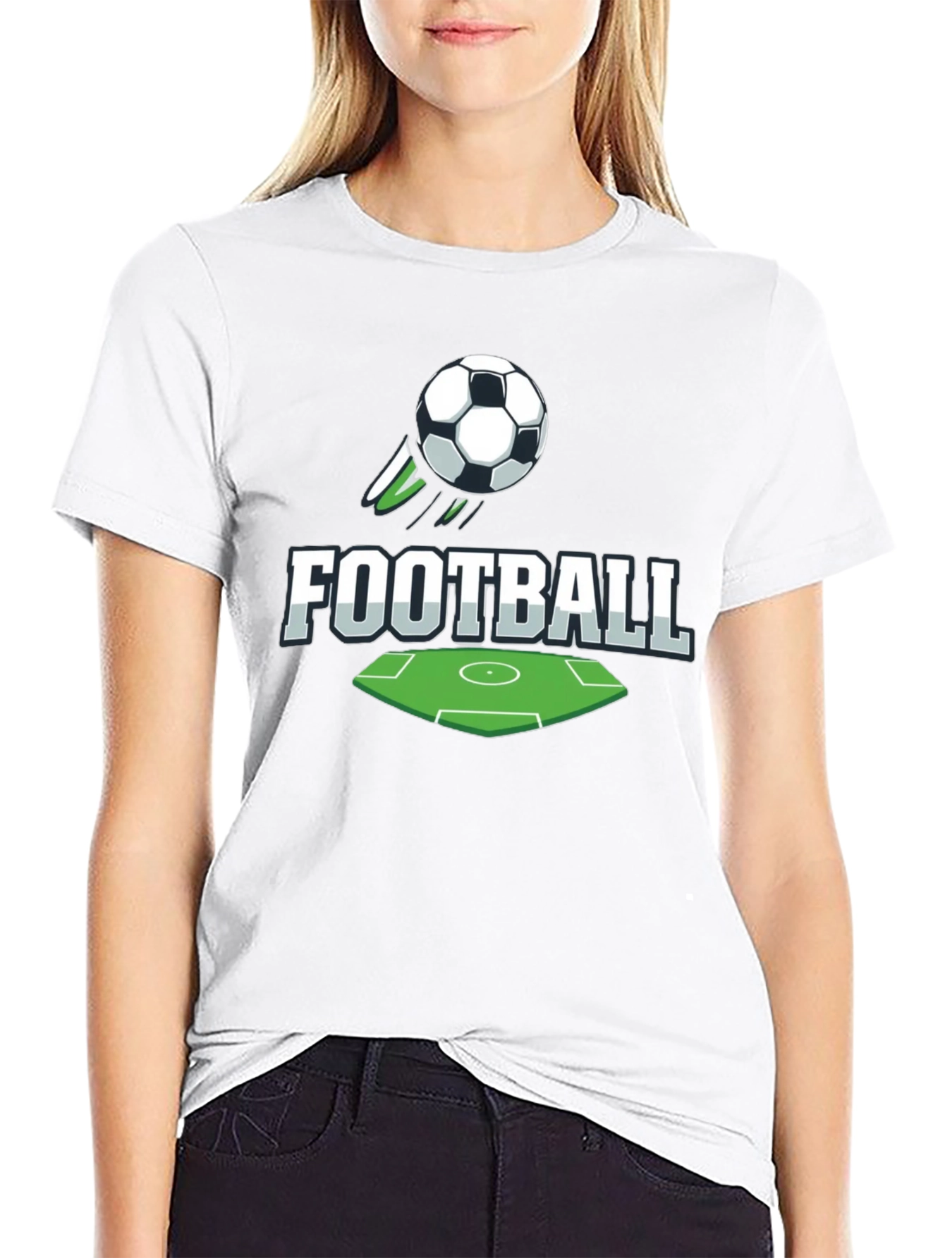 Football Graphic T-Shirt for Sports Fans