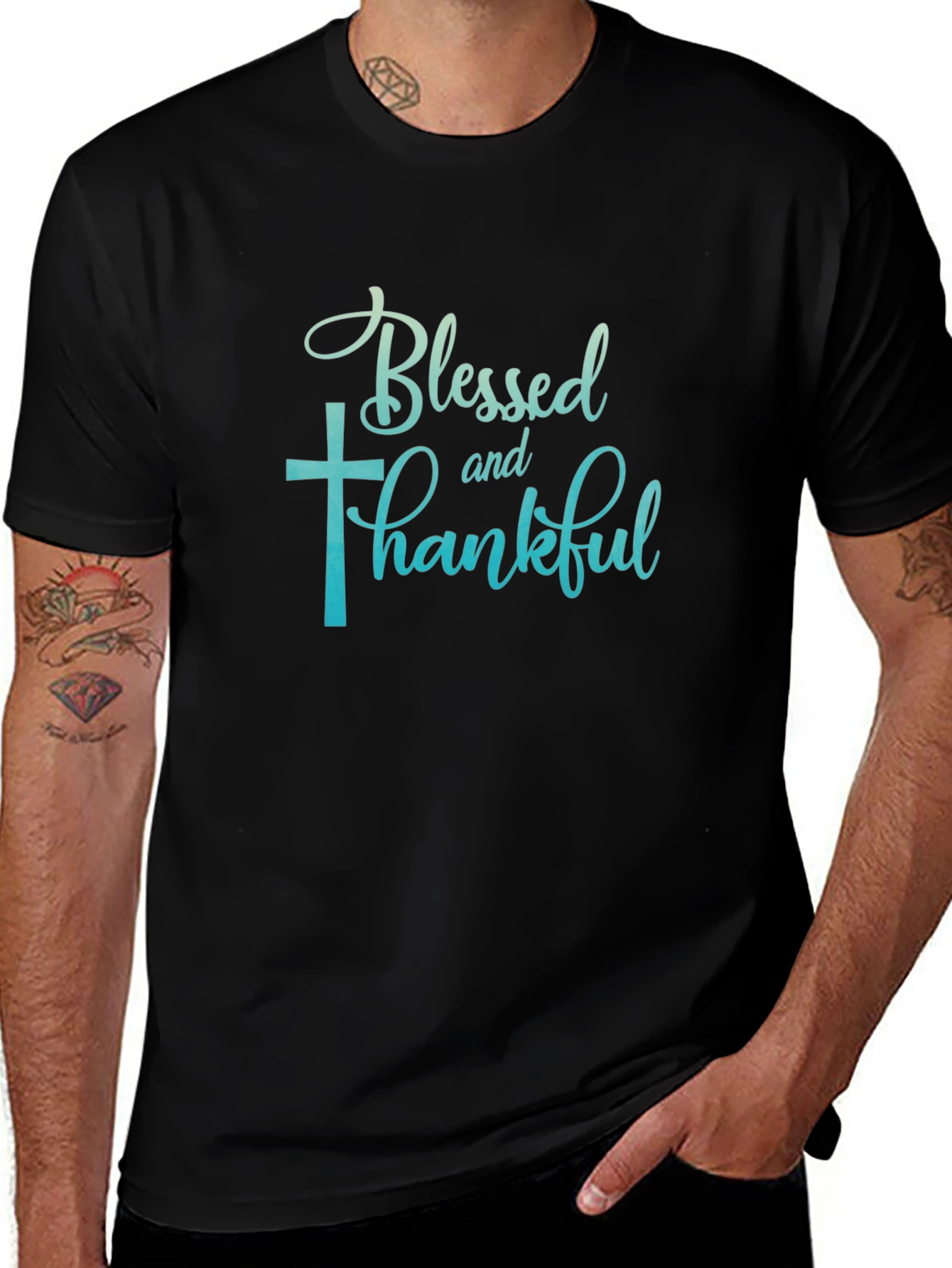 Blessed & Thankful Graphic Tee