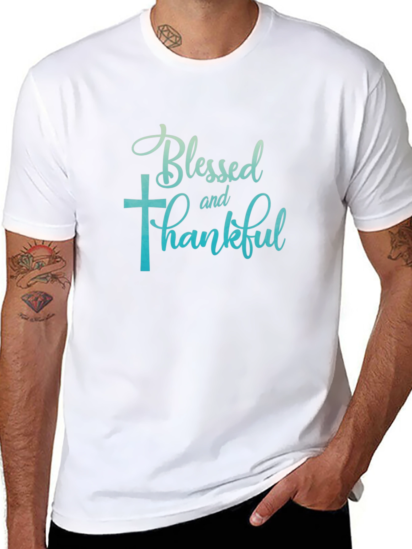 Blessed & Thankful Graphic Tee