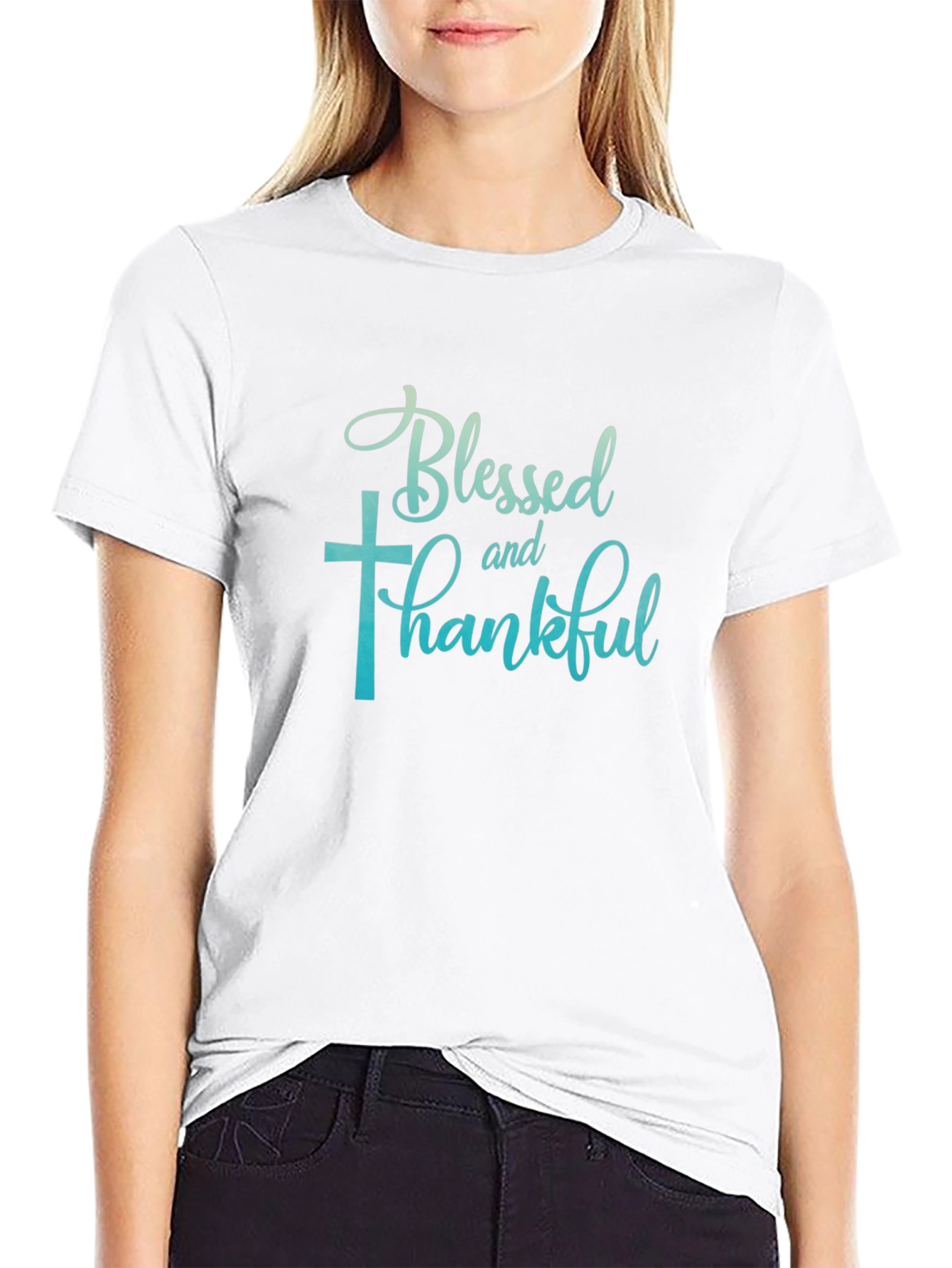 Blessed & Thankful Graphic Tee