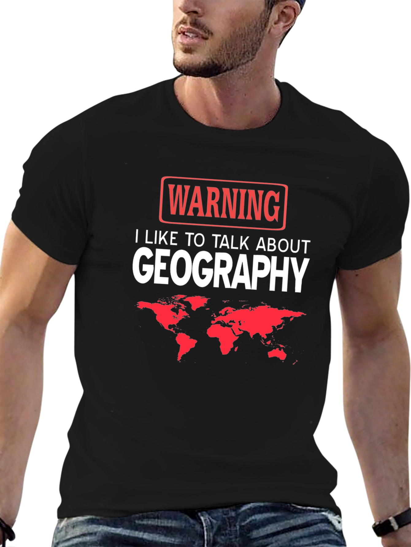 Geography Lover T-Shirt - Warning Design