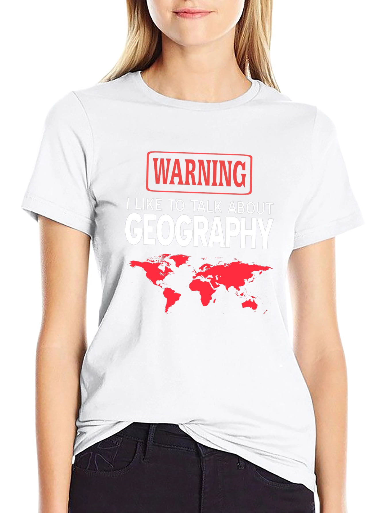 Geography Lover T-Shirt - Warning Design